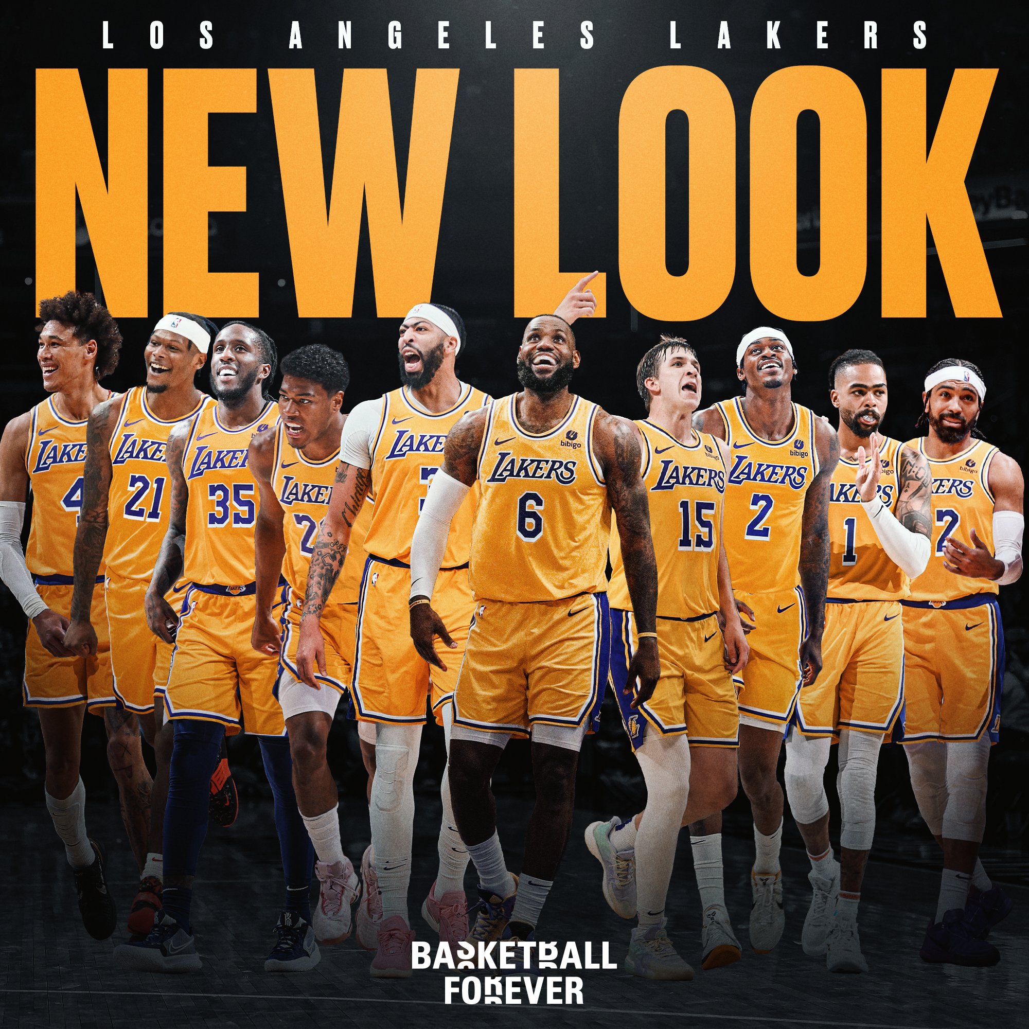 Basketball Forever NEW LOOK Los Angeles Lakers