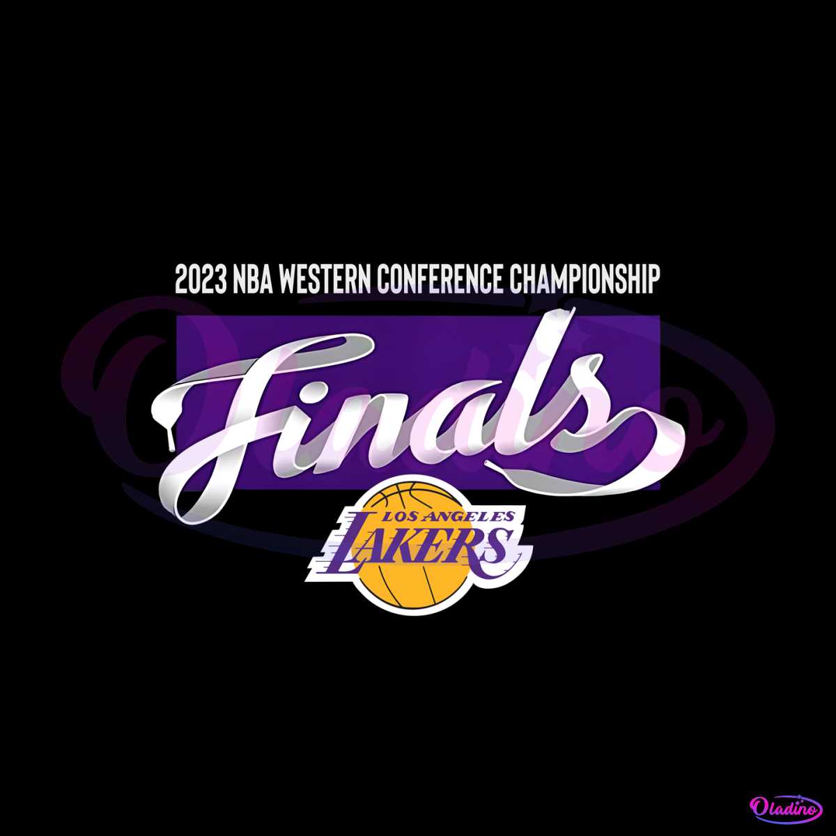 Los Angeles Lakers 2023 NBA Western Conference Finals Championship PNG