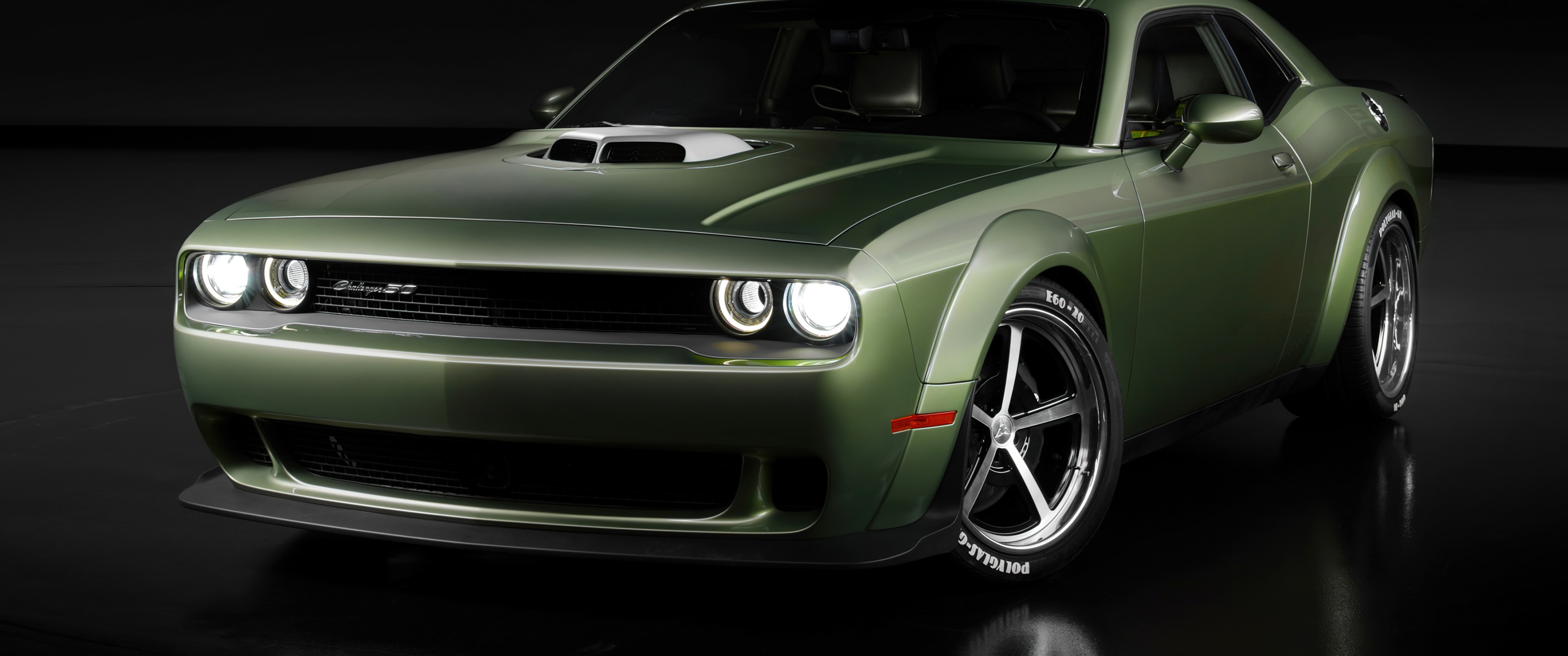 Dodge Challenger Wallpaper 4K, 2021, Dark background