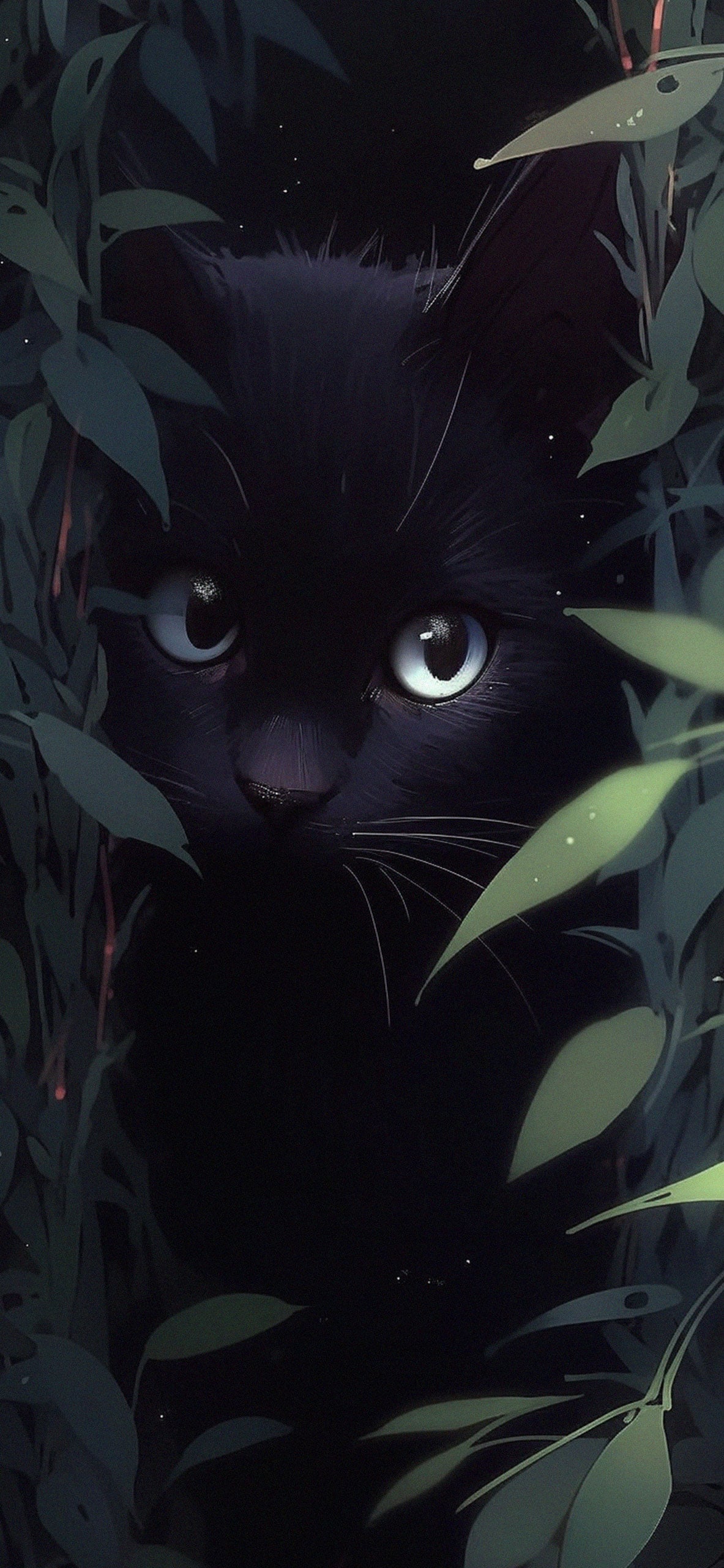 Black Cat Art Wallpapers Wallpaper Cave