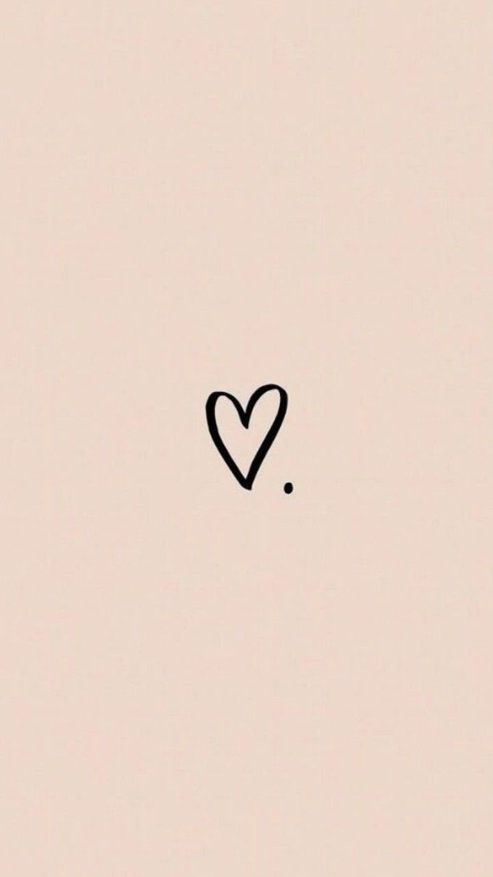 Aesthetic half heart Wallpaper Download