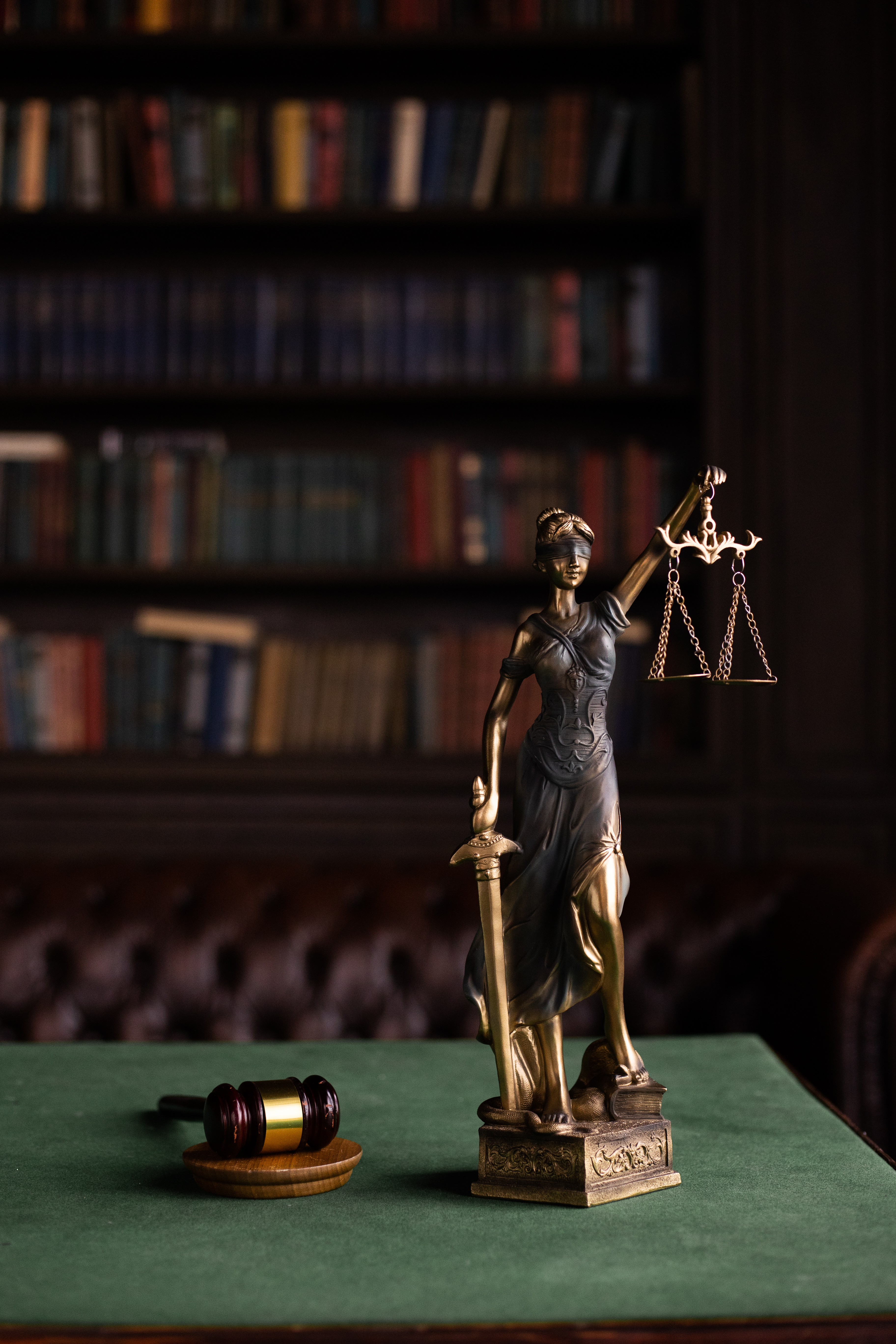Lady Justice and a Gavel · Free