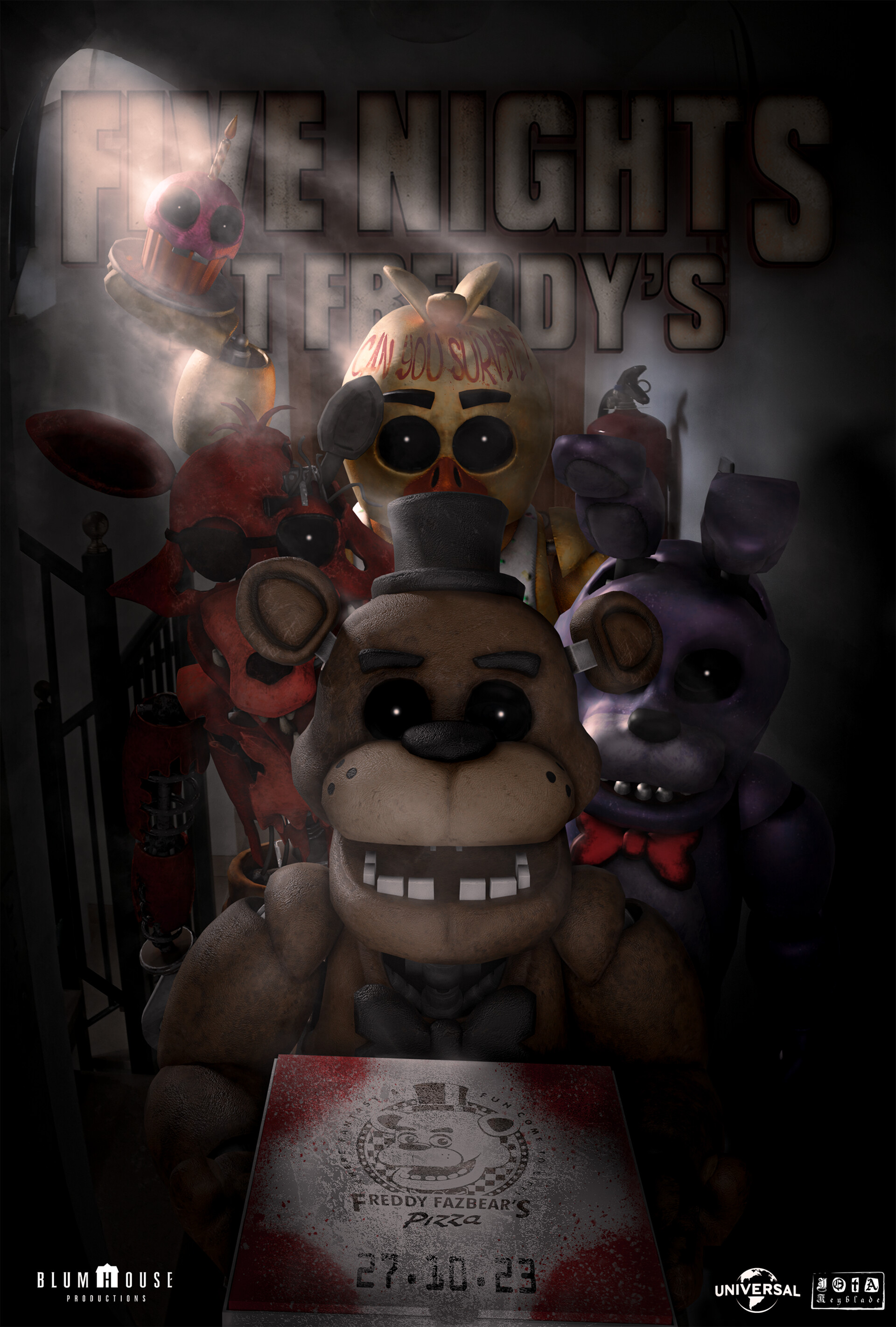 Five Nights At Freddy's Fanmade Movie Poster