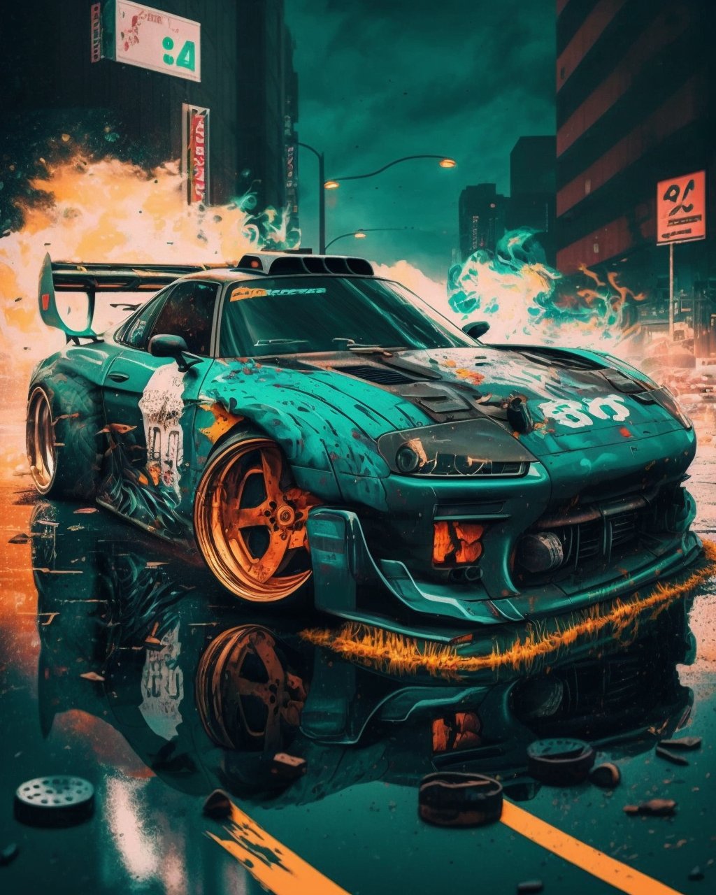 Christian Heidorn for the grand finale, just a little bit of sunset did the trick