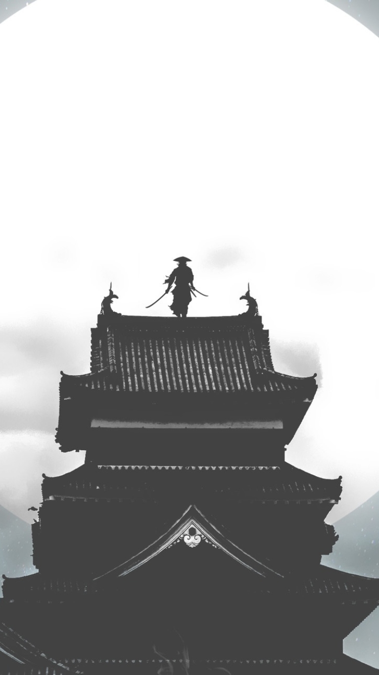 Fantasy Samurai Phone Wallpaper