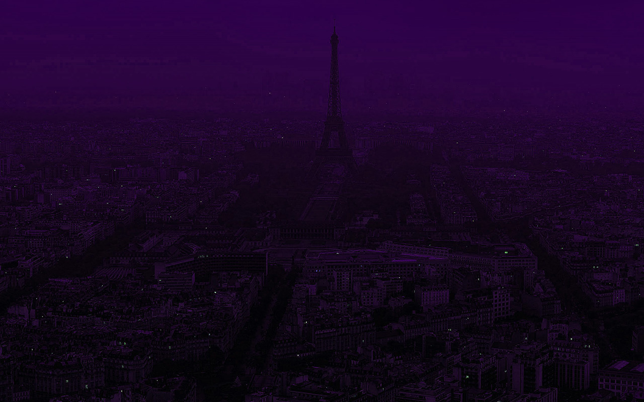 wallpaper for desktop, laptop. paris dark purple city illustration art
