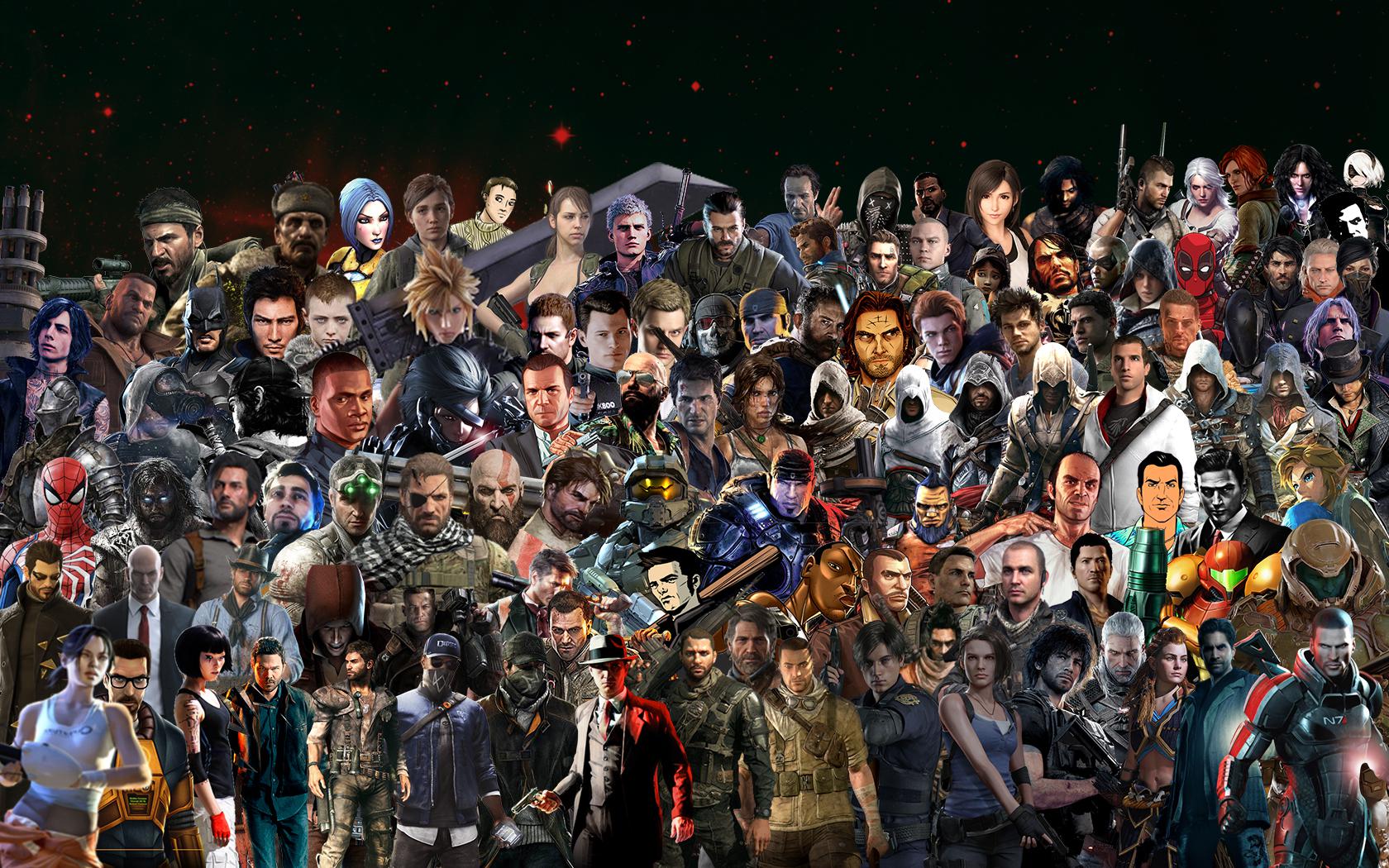 I'm Making A Wallpaper Collection Of All Video Games Characters That We Loved Them, So Tell Me Who Is Missing So I Can Add Him Her
