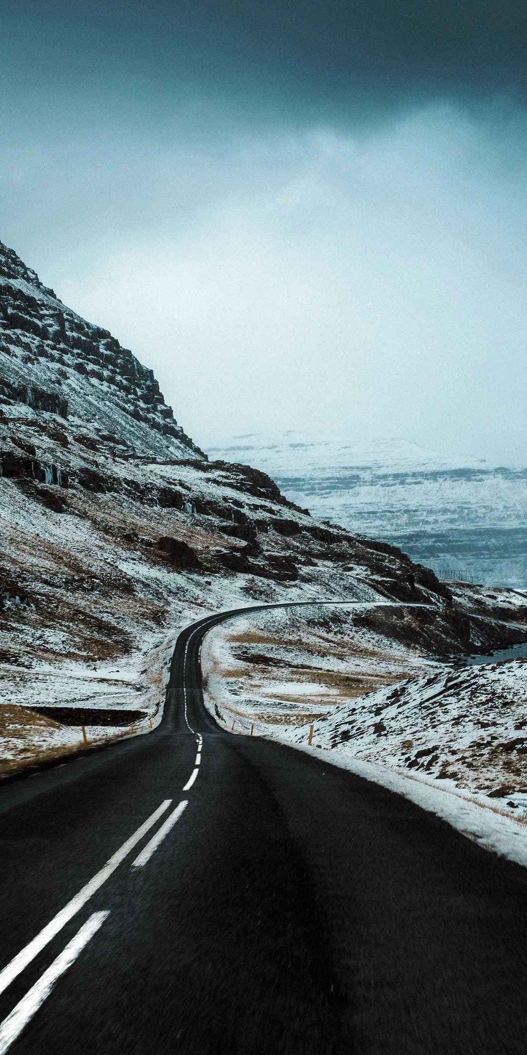 Winter Iceland Road iPhone Wallpaper. iPhone wallpaper iceland, Iceland wallpaper, iPhone wallpaper winter