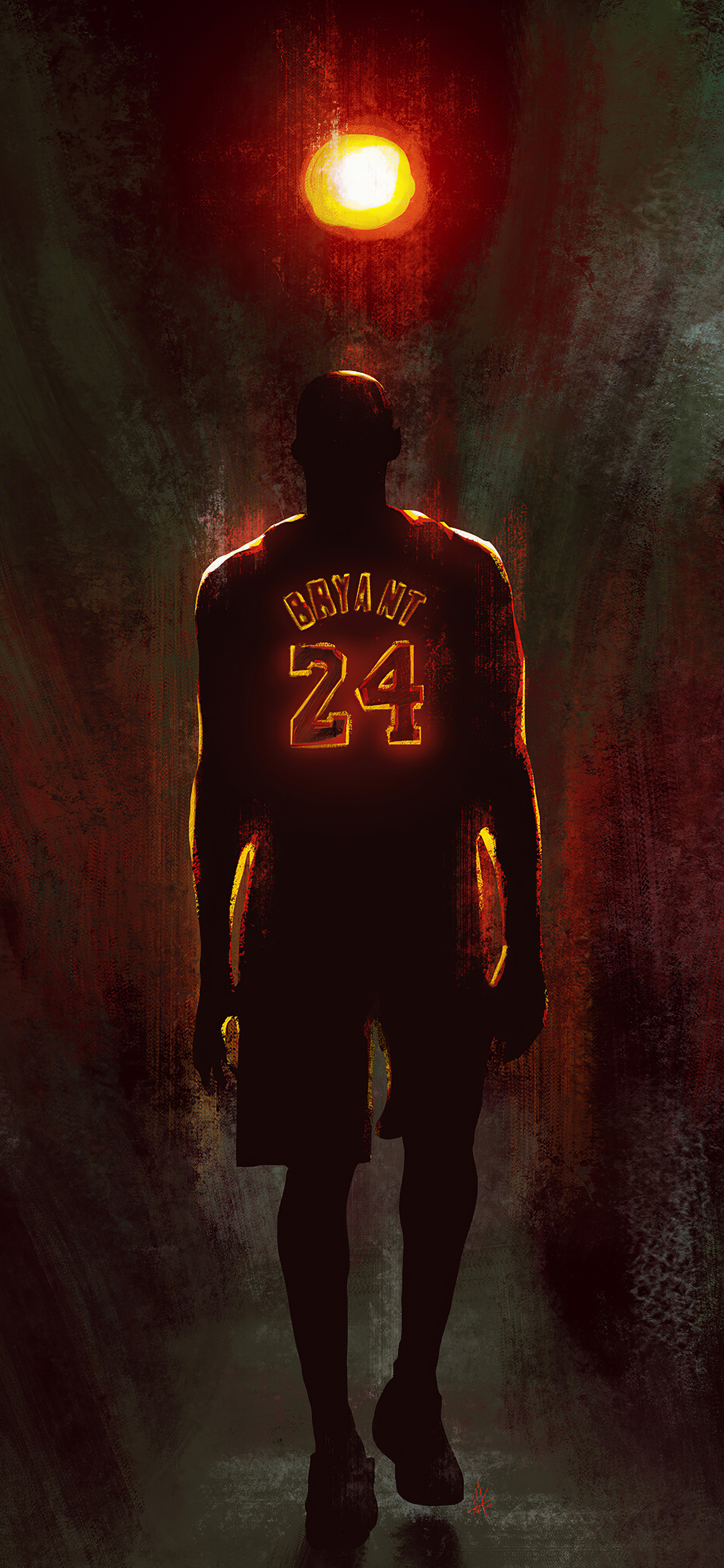 Kobe Bryant 2020 Artwork iPhone XS MAX HD 4k Wallpaper, Image, Background, Photo and Picture