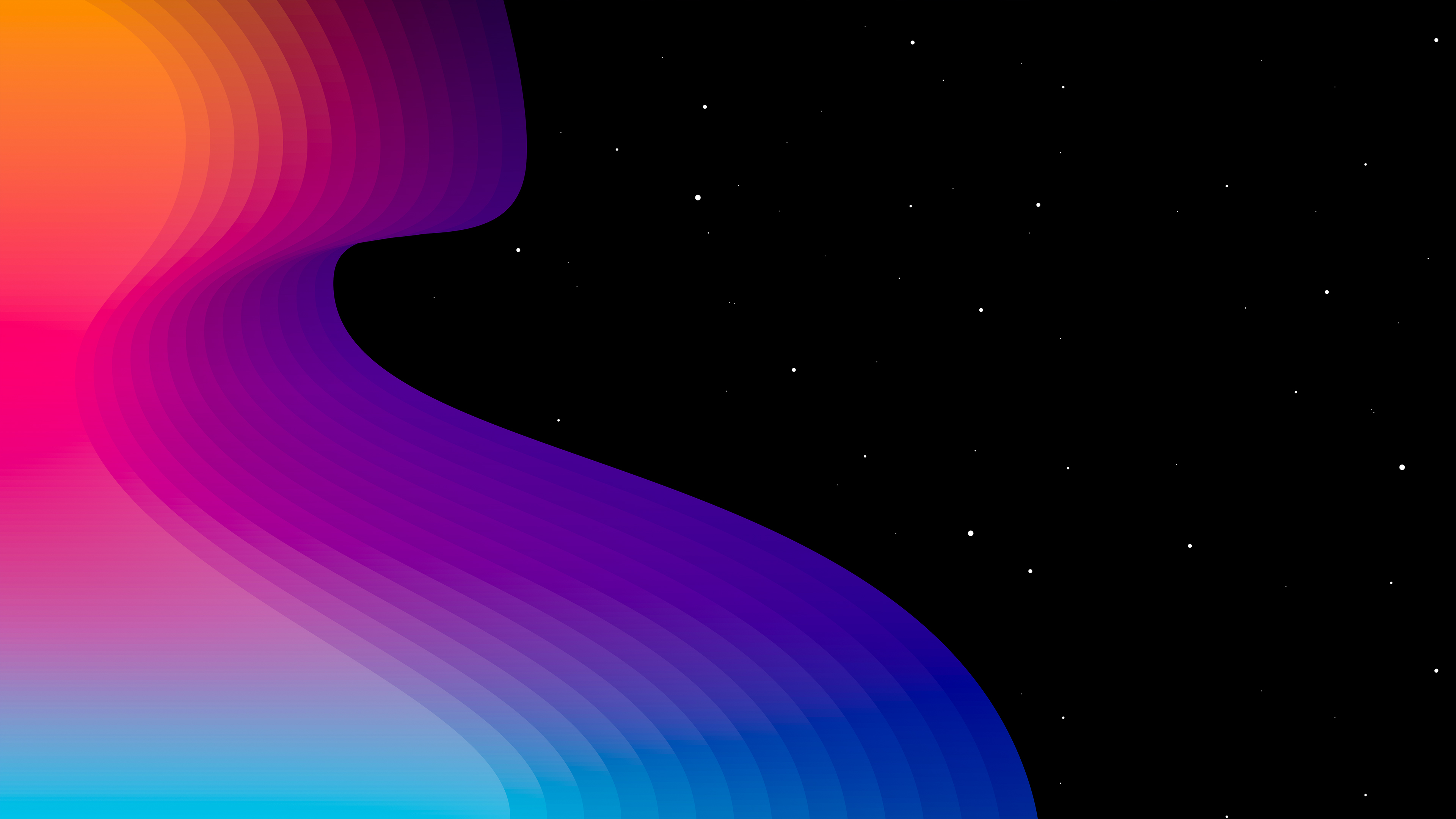 Color Path Stars Dark Sky 4k, HD Abstract, 4k Wallpaper, Image, Background, Photo and Picture