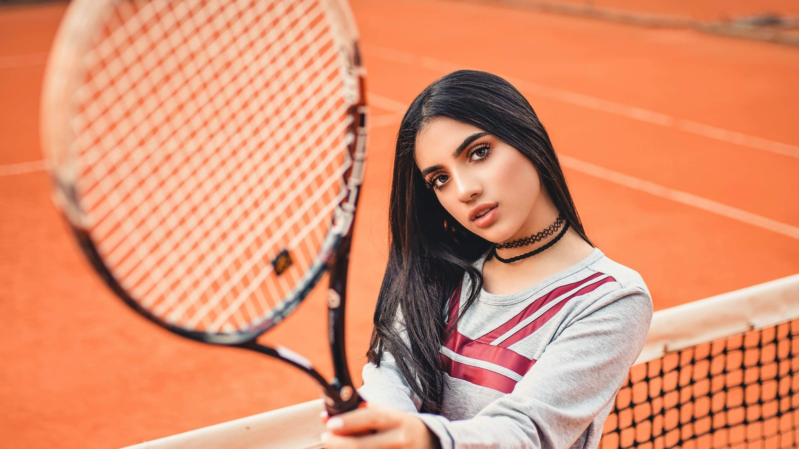 Girl Tennis Court Wallpaper, HD Girls