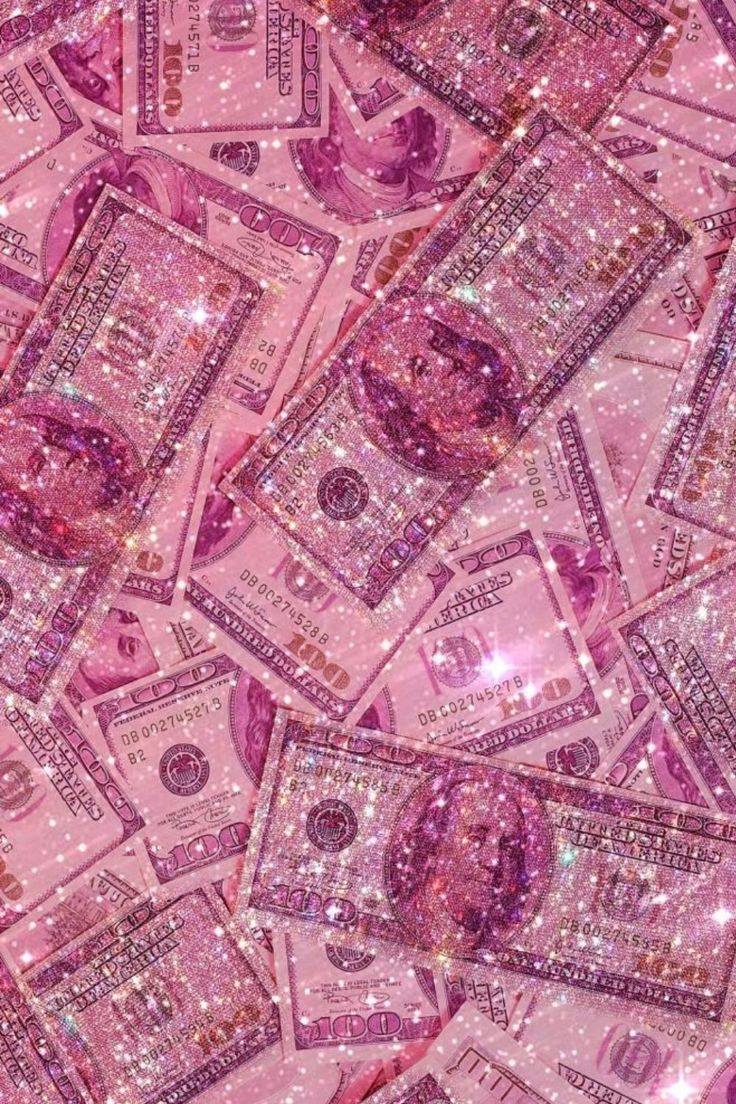 Cute IPad Pro Wallpaper: Pink, Girly & Artsy. Filosofashion Fashion Blog. Glitter wallpaper, Pink glitter wallpaper, Money wallpaper iphone