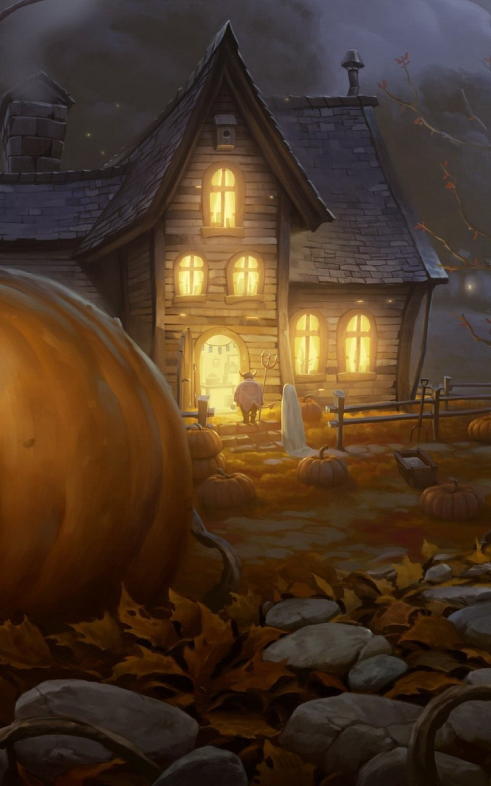 Halloween House Wallpaper Download