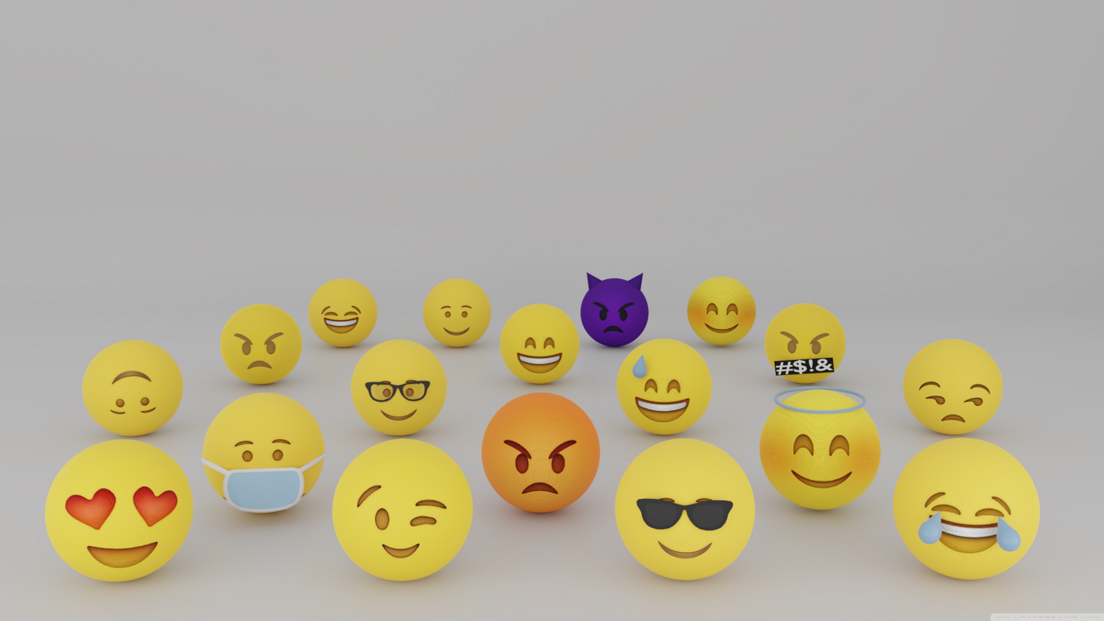 Emojis Ultra HD Desktop Background