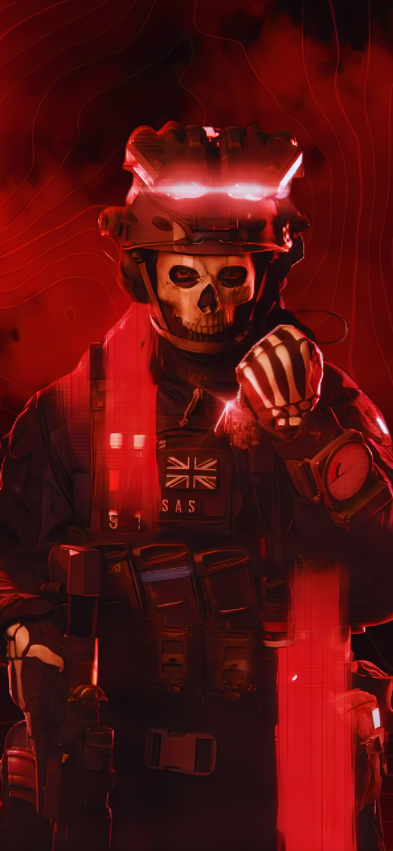 Ghost Wallpaper 4K, Modern warfare 2, Call of Duty