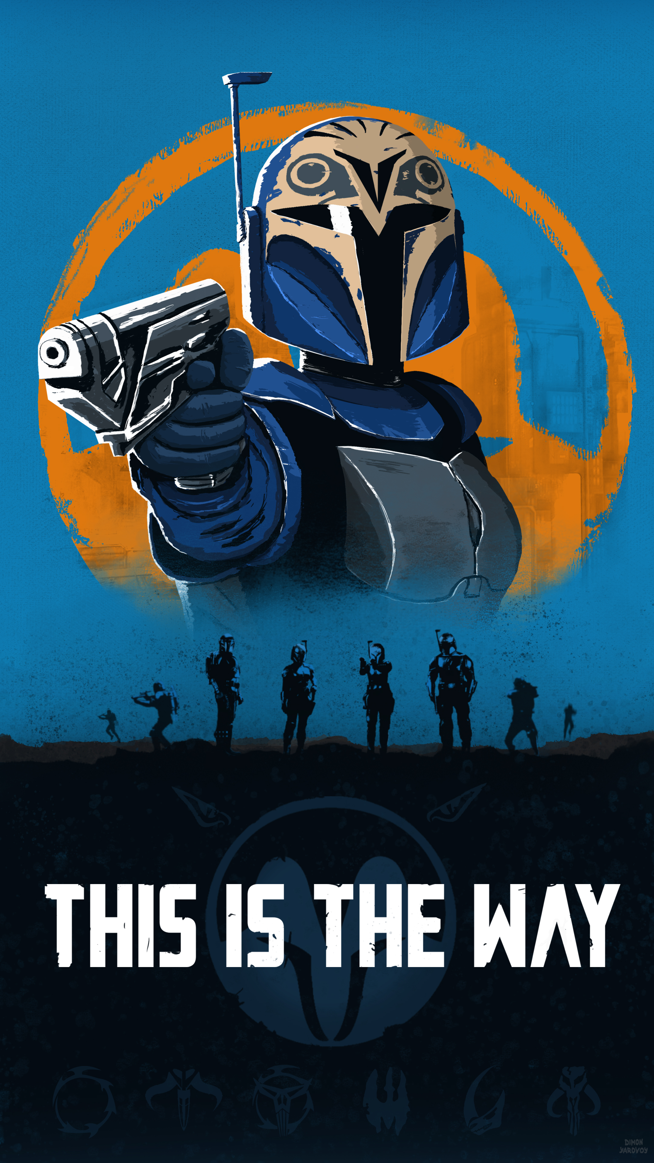 For Those Who Asked Here Is My Bo Katan Phone Wallpaper (4K Resolution)