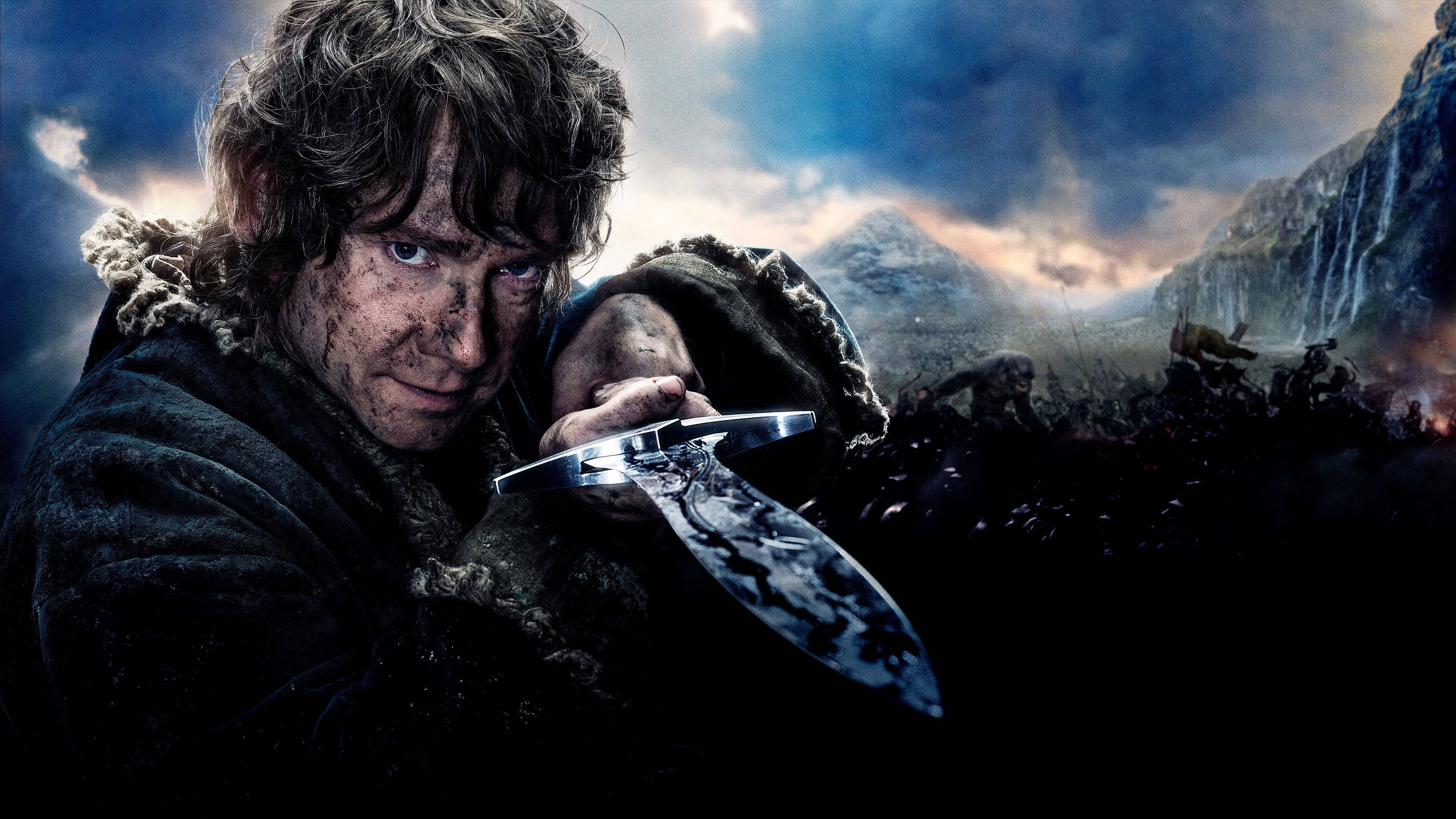 The Hobbit Bilbo Baggins Sting Sword UHD 4K Wallpaper