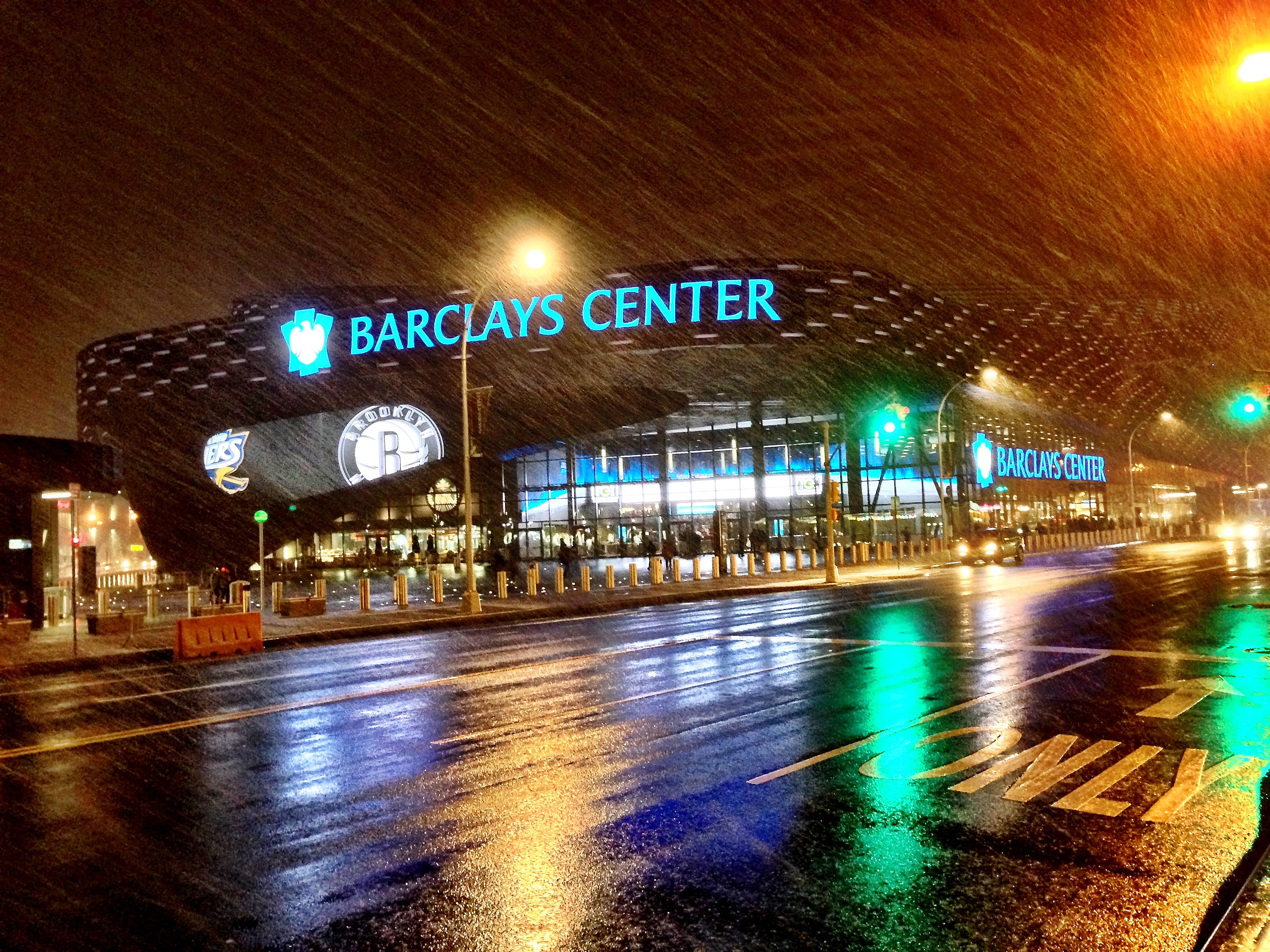 Barclays Center Rain