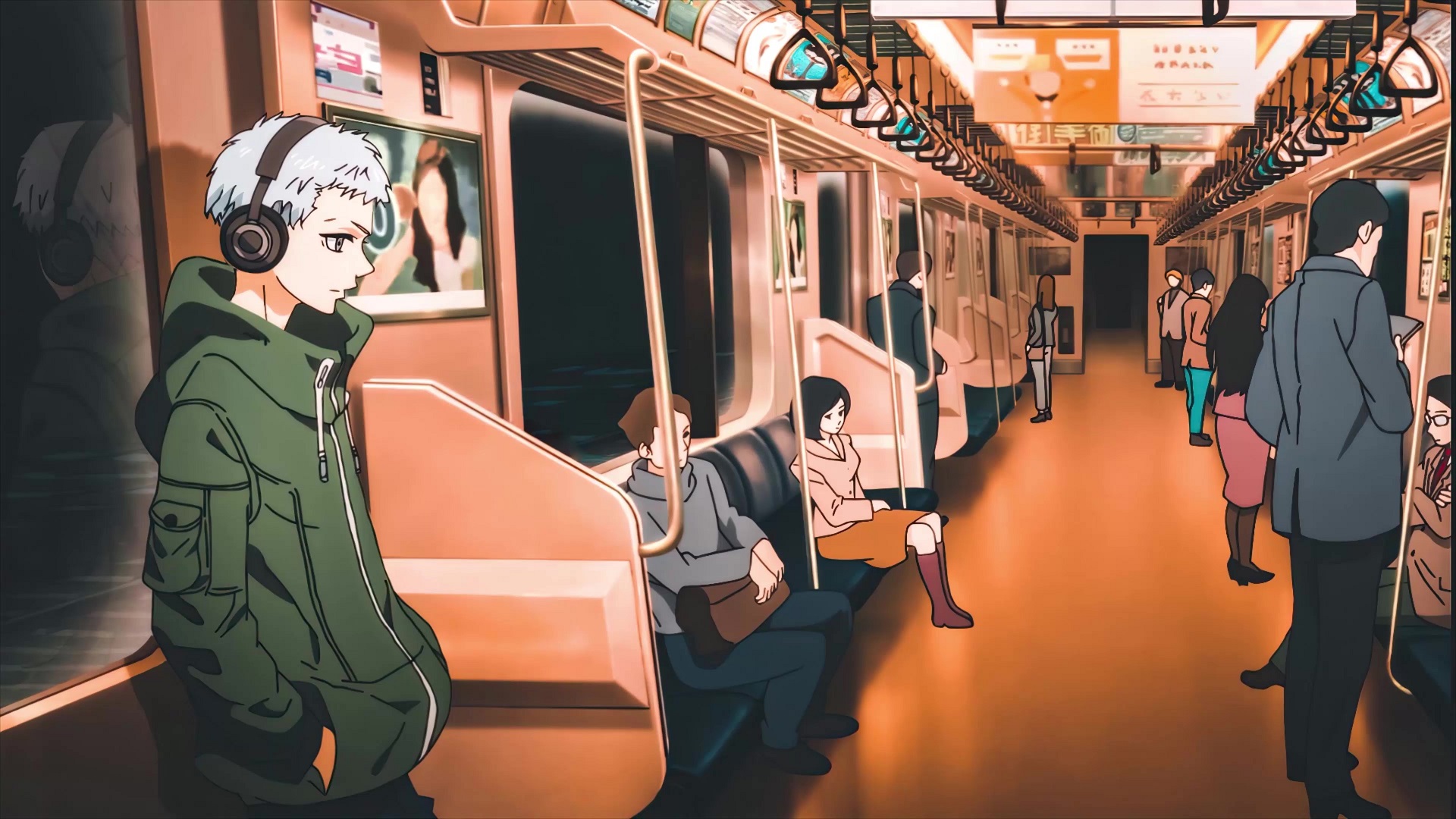 Takashi Mitsuya On The Train Tokyo Revengers Live Wallpaper