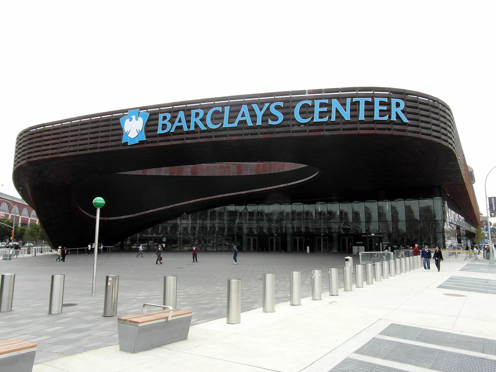 The Barclays Center. Atlantic Avenue, Brooklyn. Designed by