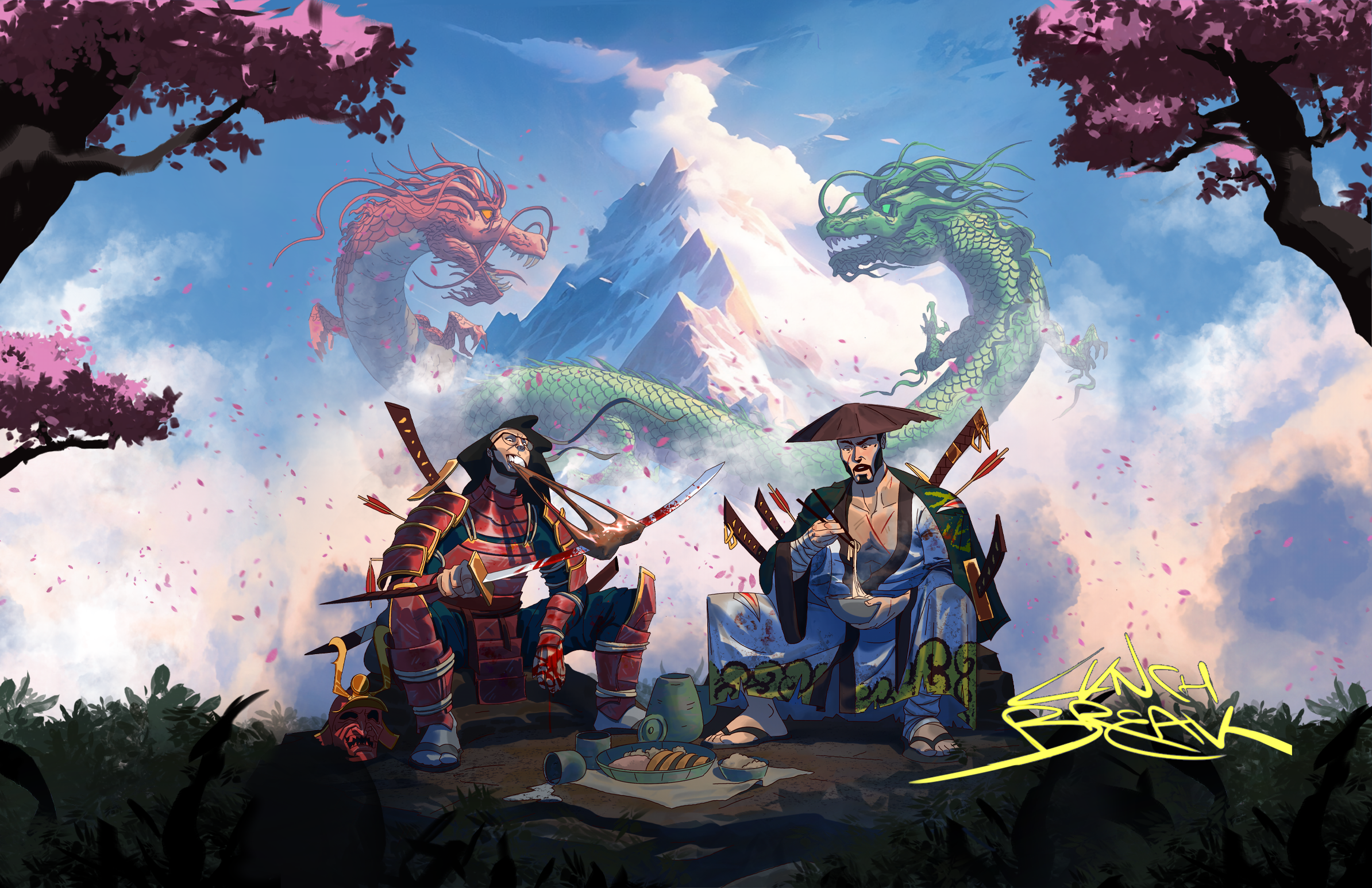 Lunch Break Mobile and PC Wallpaper with perfect resolution