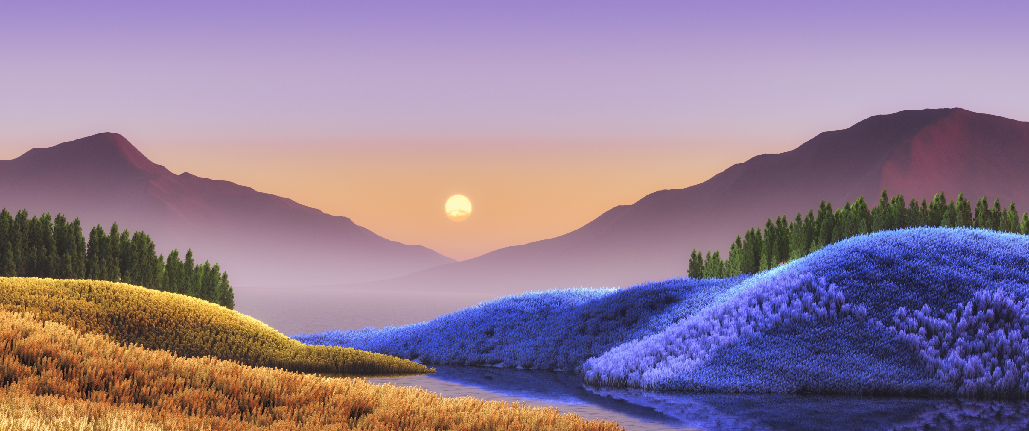 Dusk Wallpaper 4K, Landscape, Surreal