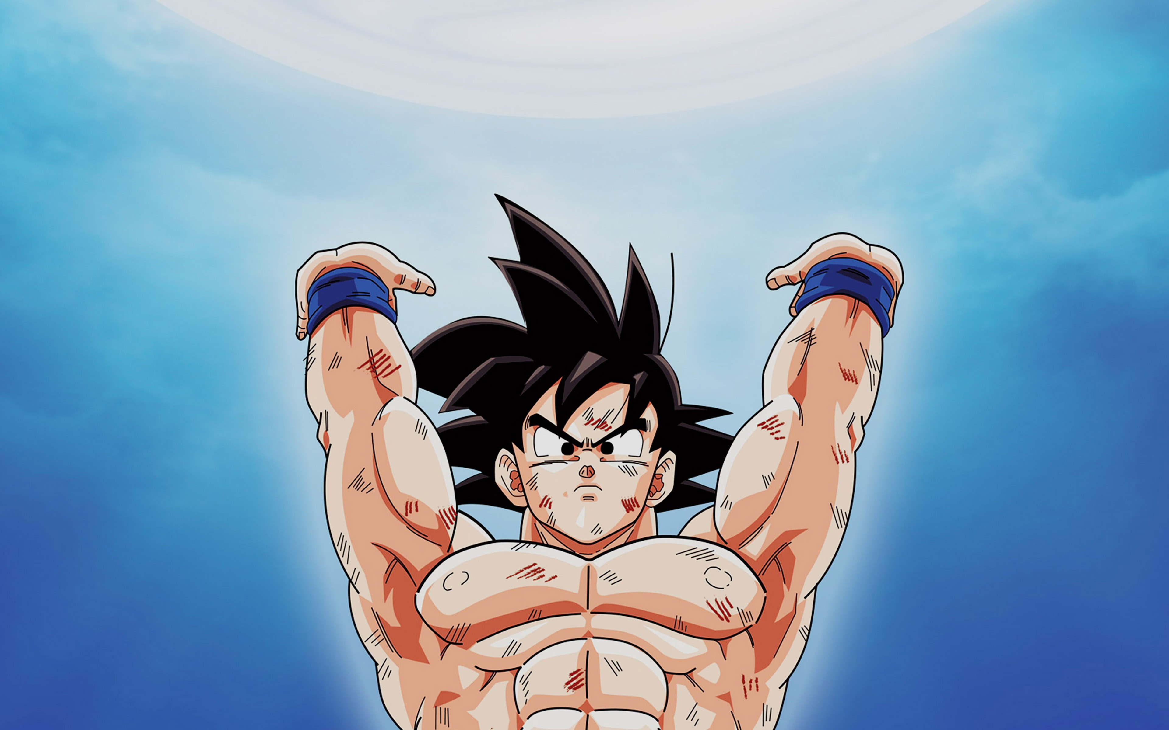 wallpaper for desktop, laptop. wallpaper goku dragonball energy illust anime