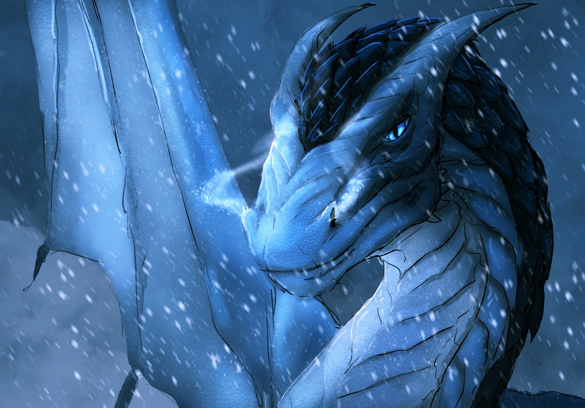 Zia Rasekhi the Ice dragon