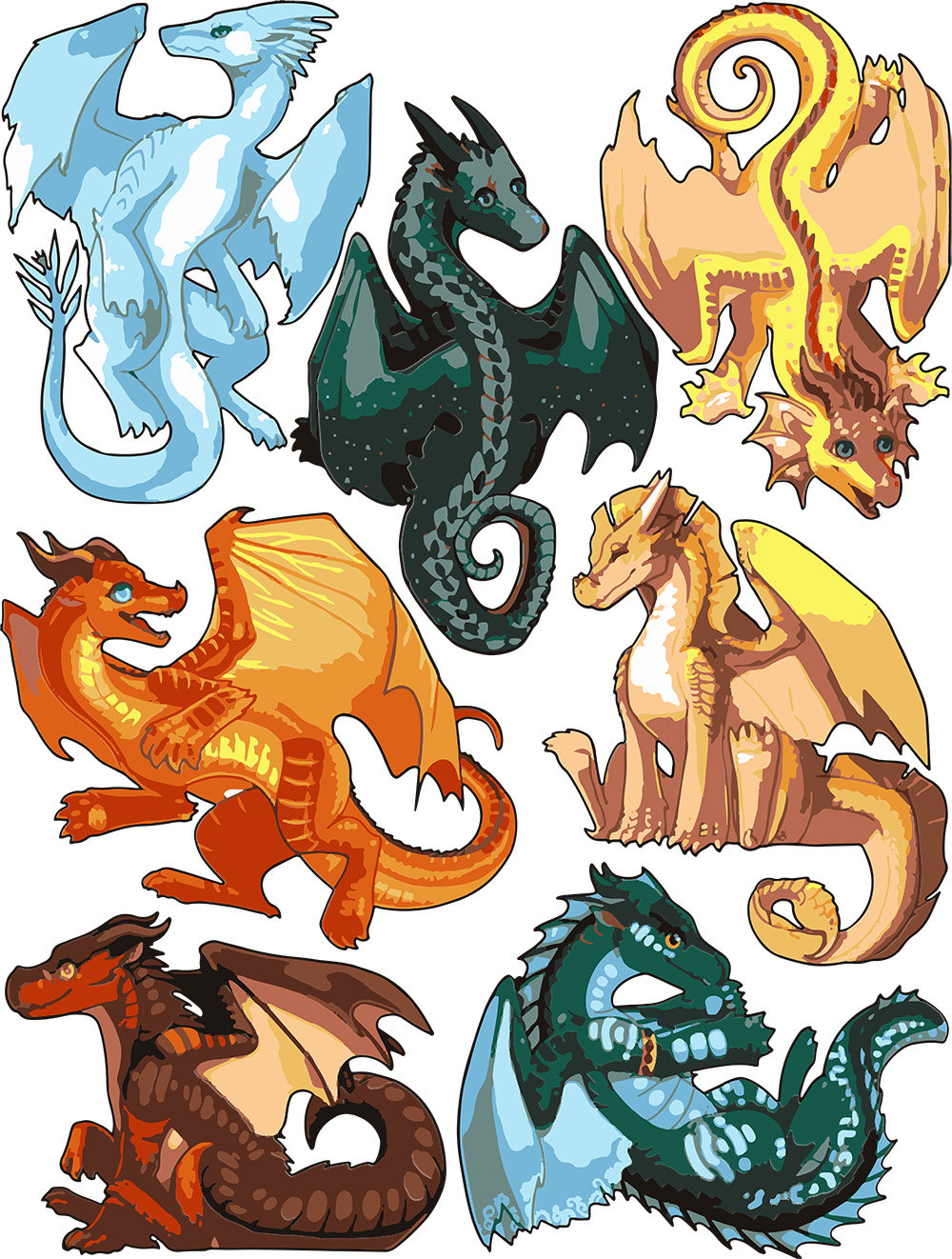 Shop Wings of Fire Art Online