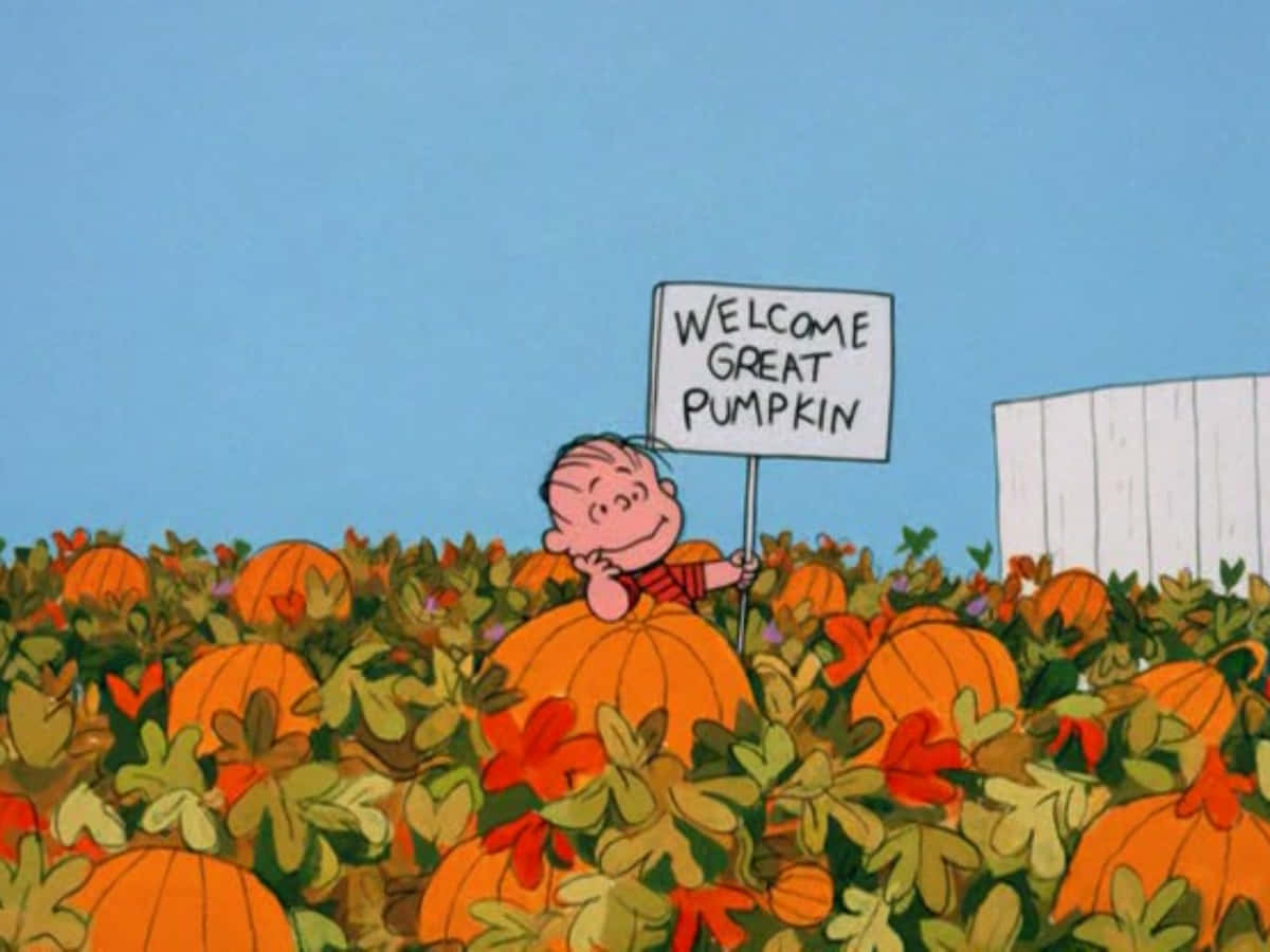 Download The Great Pumpkin in a Spooky Night Wallpaper