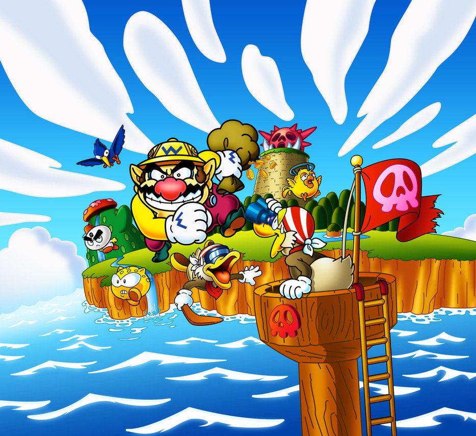 Wario Land Land games games. Super mario art, Mario art, Super mario land