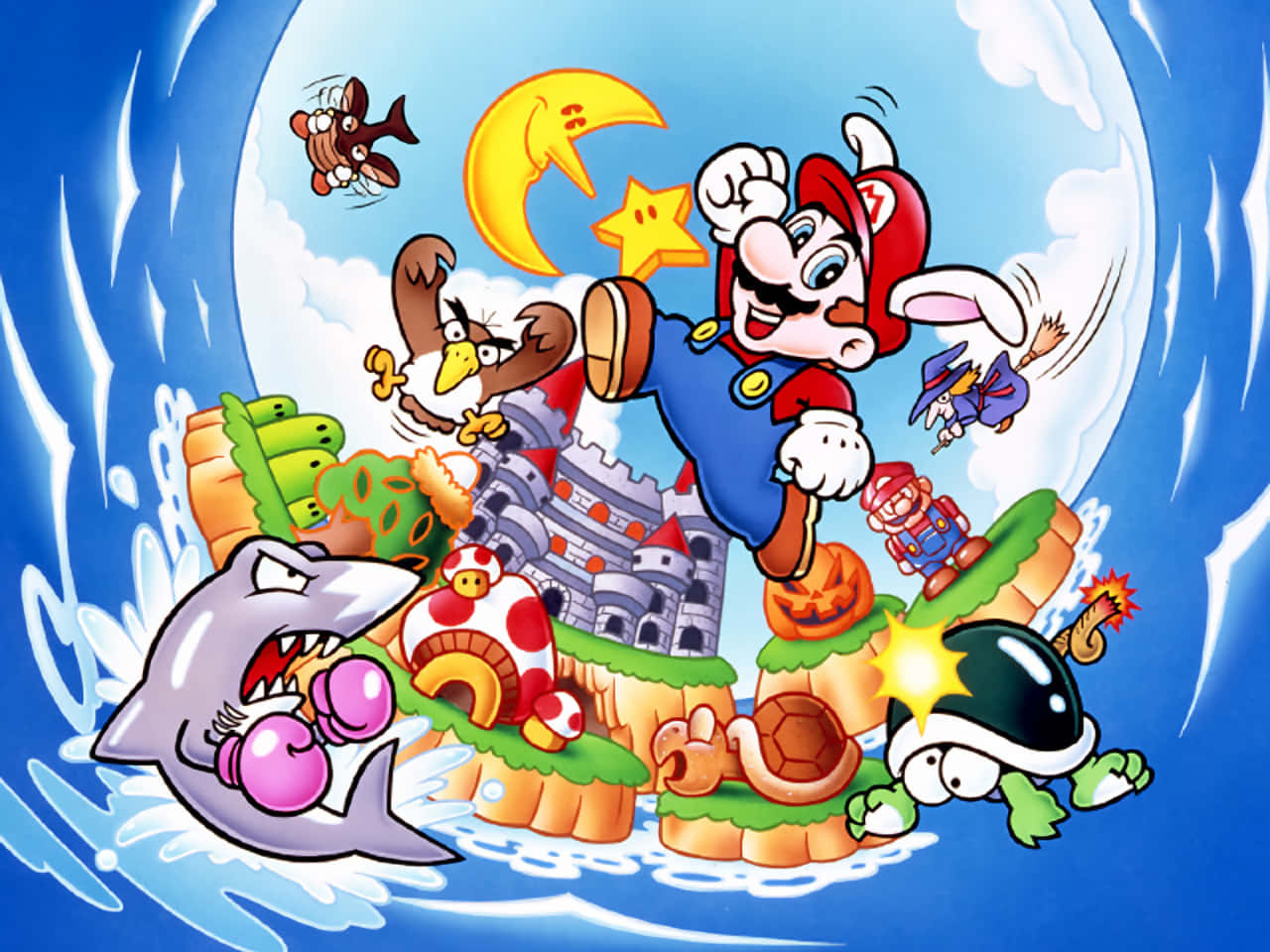 Download Super Mario Land Adventure on Game Boy Wallpaper