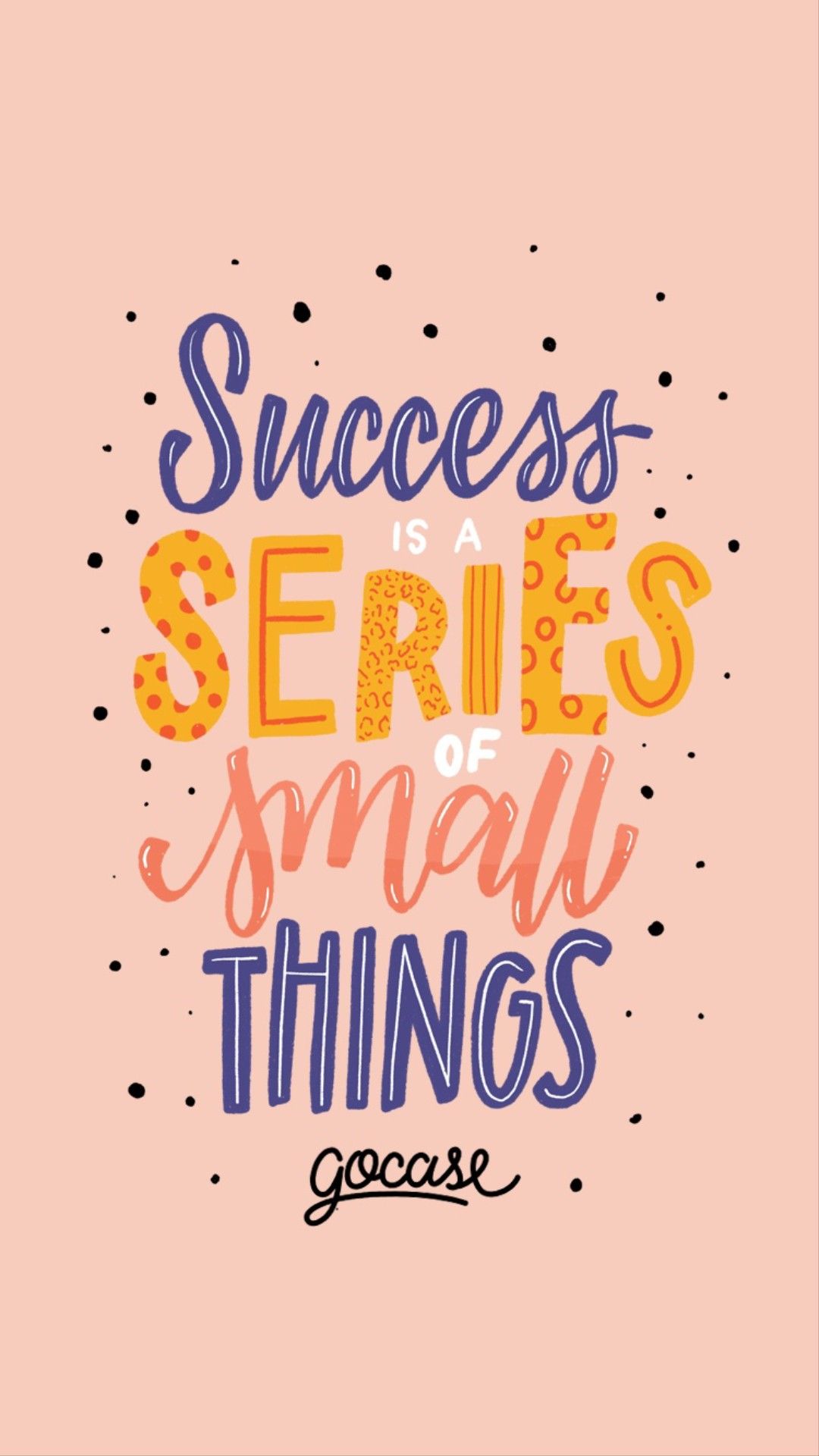 HD Quote Wallpaper Quotes Wallpaper Life quote success is a series of small things. Typography quotes, Be yourself quotes, Inspirational quotes