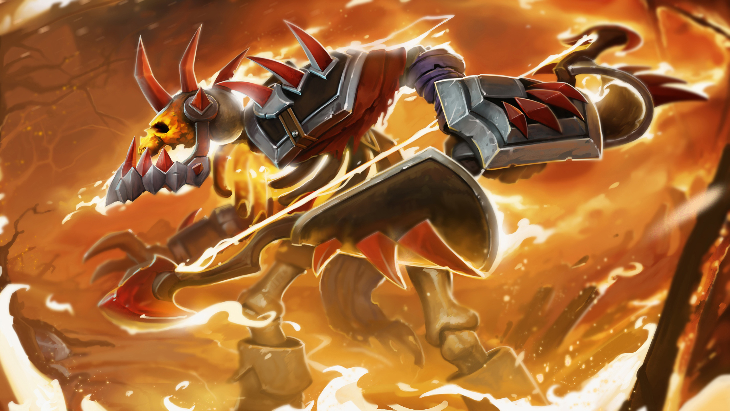 Picture DOTA 2 Clinkz Archers Undead Monsters Fantasy 2560x1440