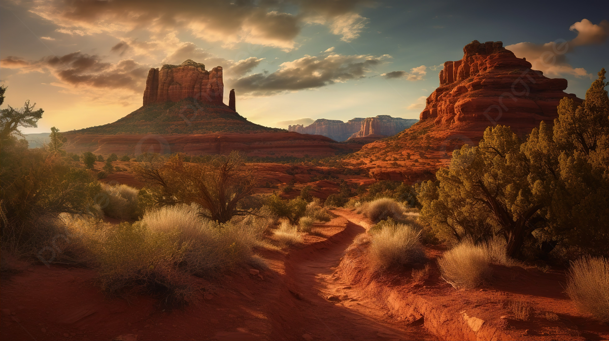 The Beauty Of Sedona And Scottsdale Background, Picture Of Arizona Background Image And Wallpaper for Free Download
