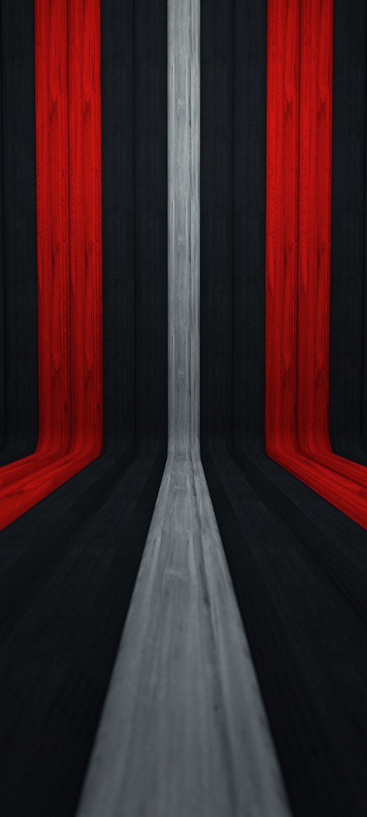 3D Red Black White Lines Background