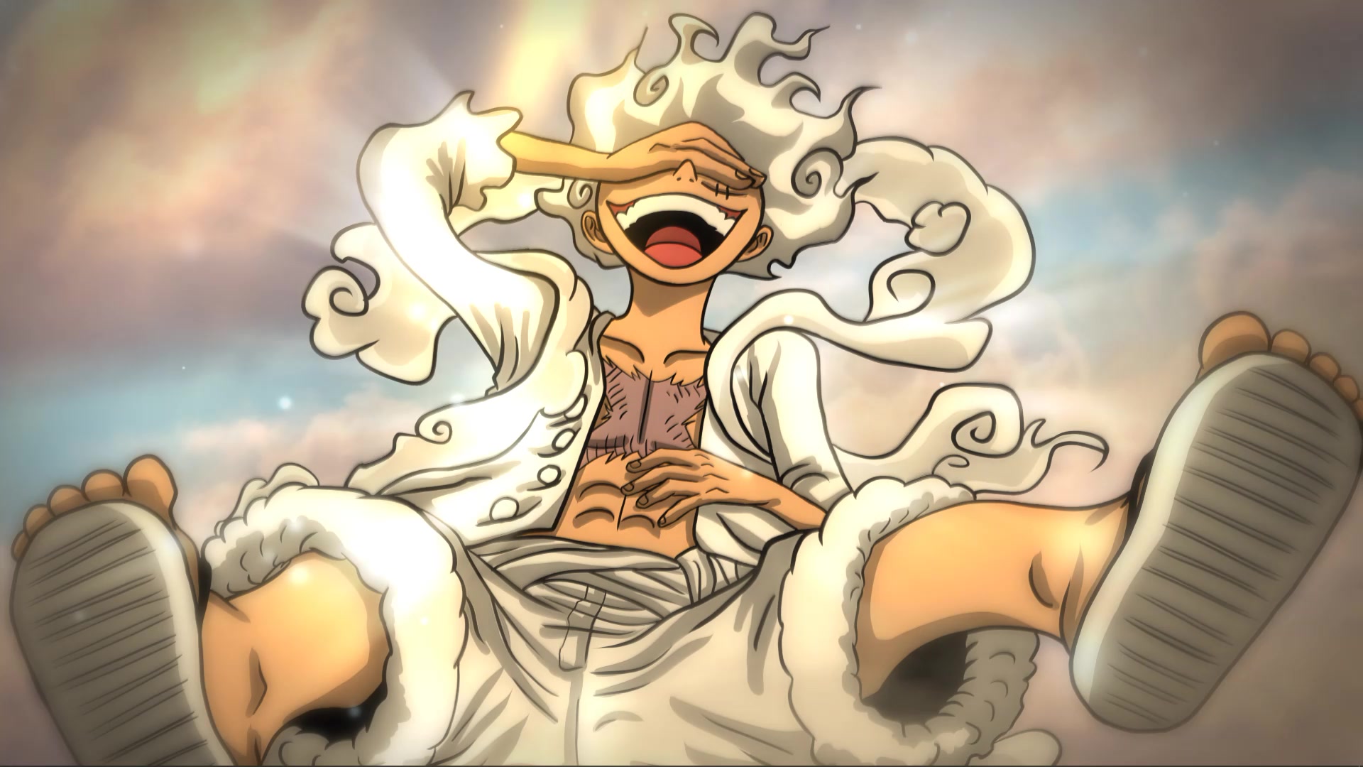 Luffy Gear 5 White Live Wallpaperx1080 Gallery HD Live Wallpaper