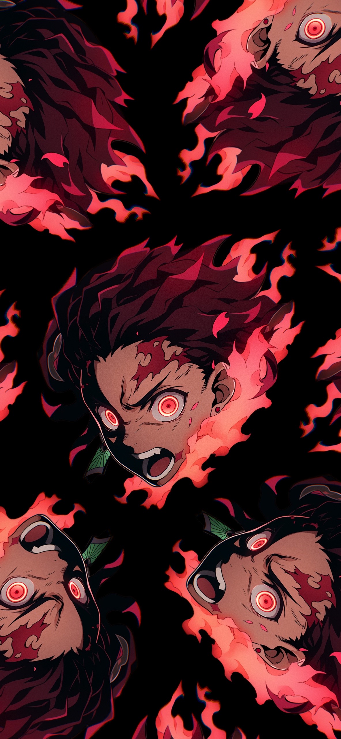 Tanjiro Kamado Flame Wallpaper