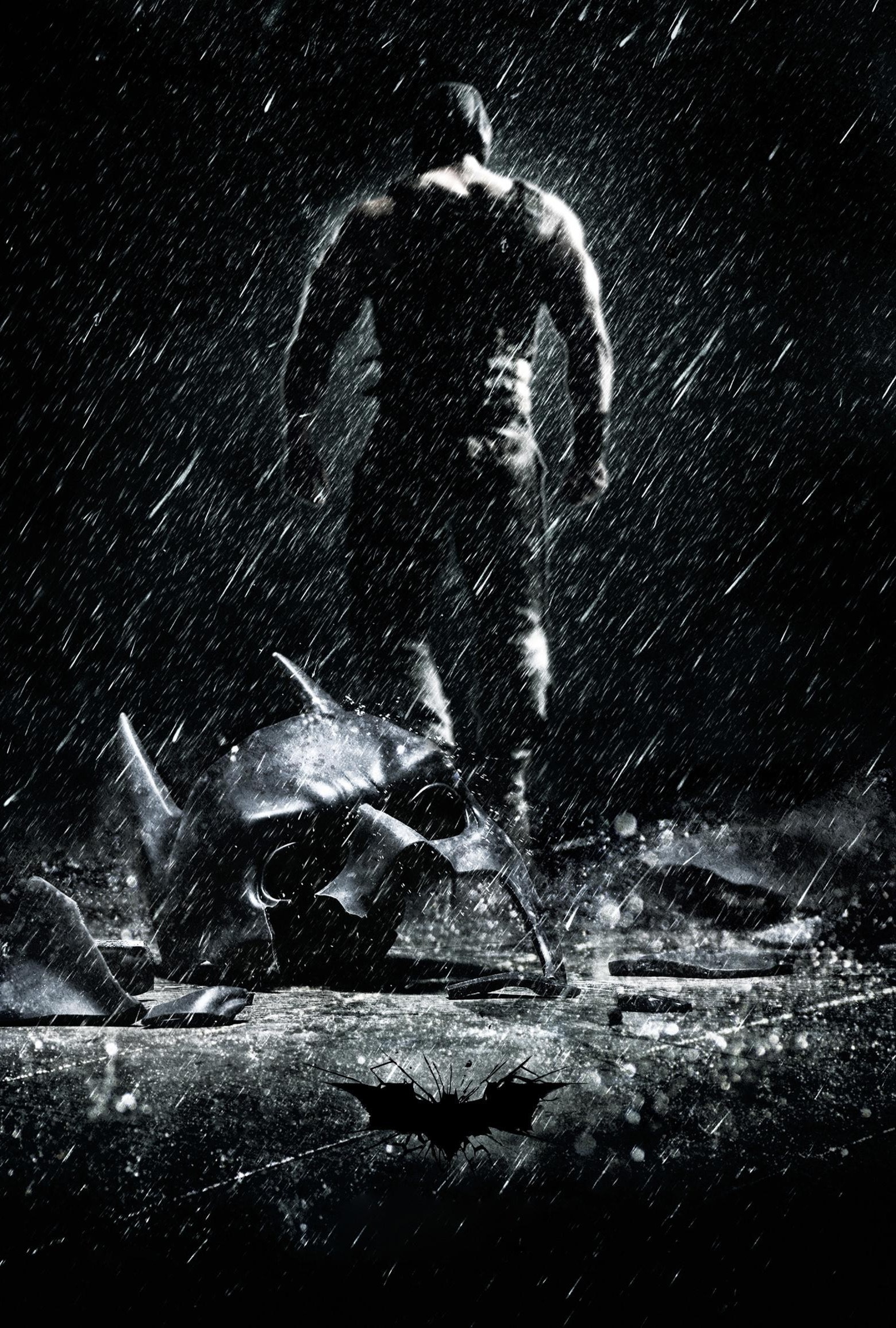 the dark knight rises batman movie poster wallpaper