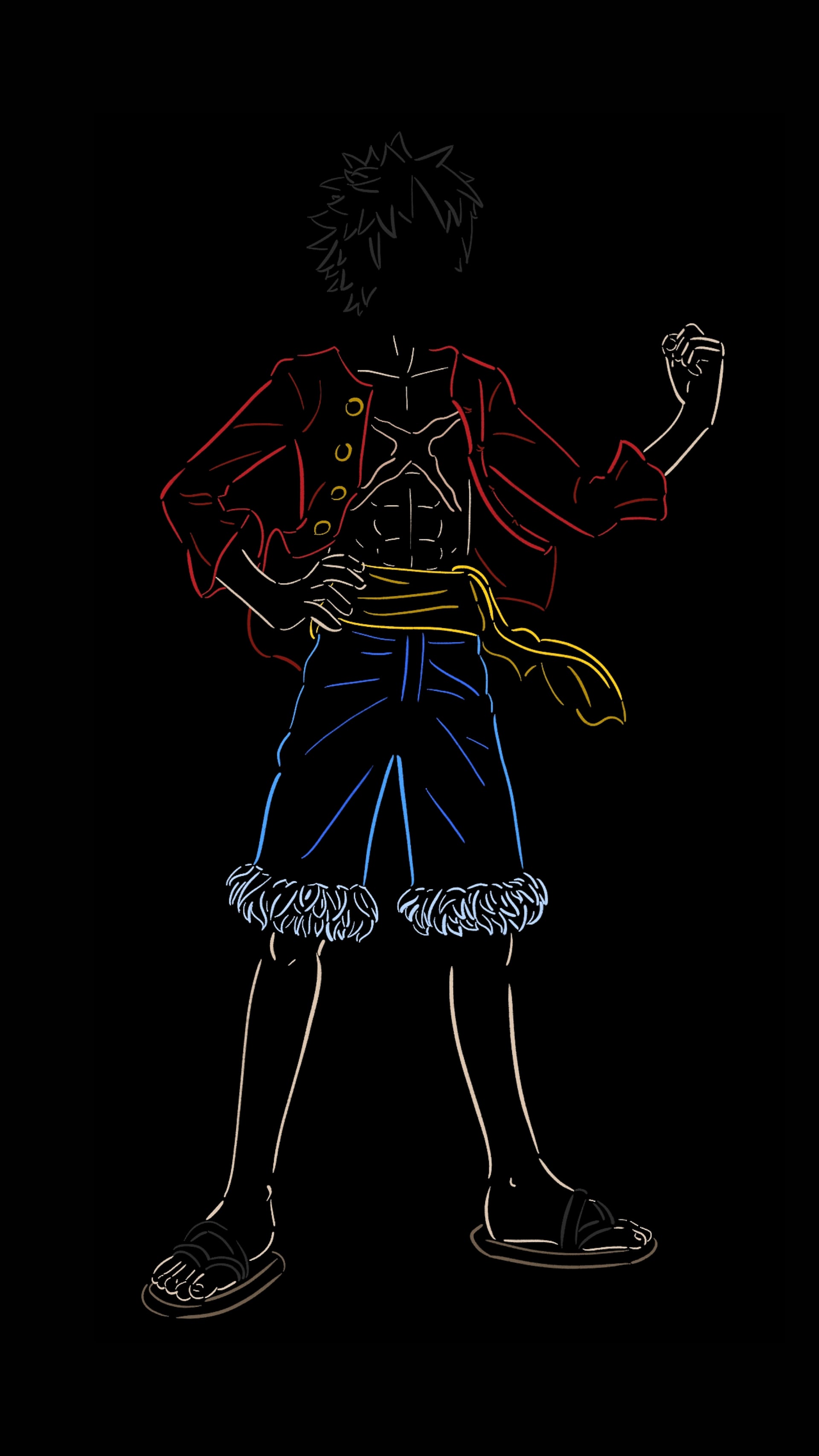 LUFFY (wallpaper material)