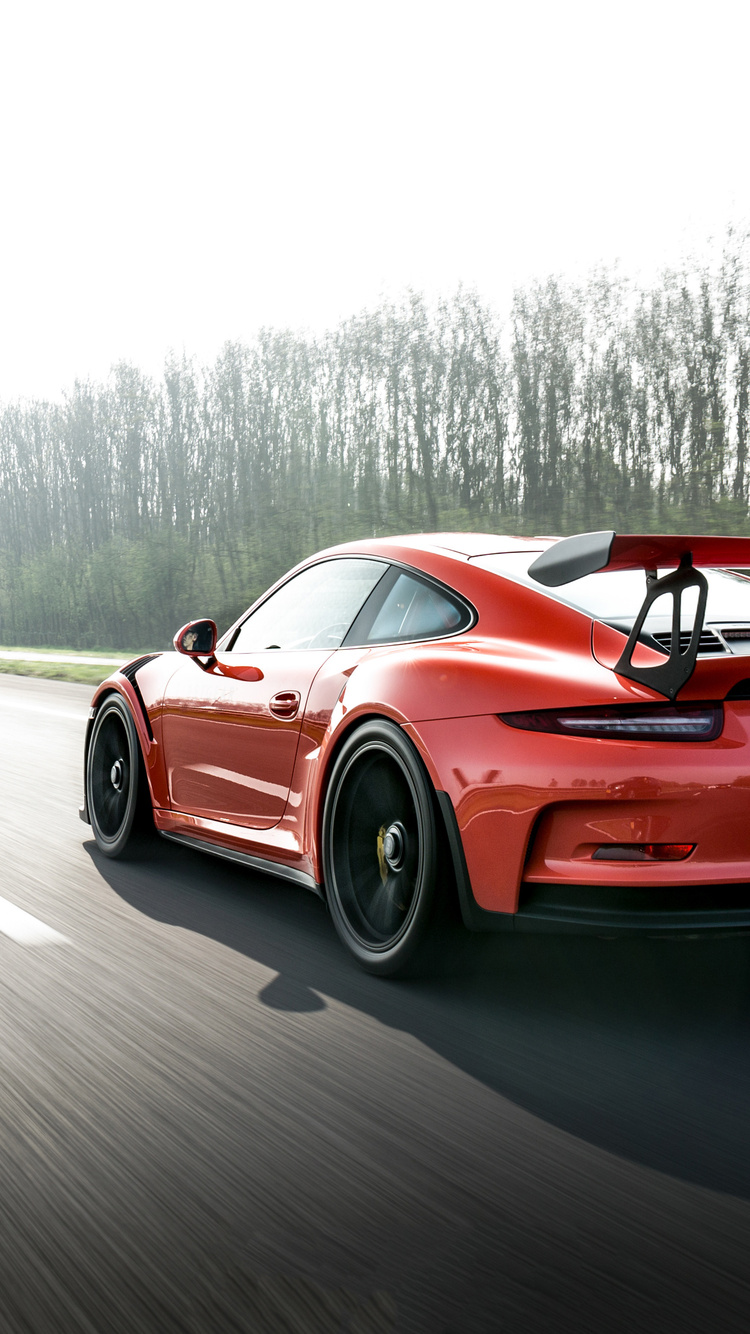 Porsche 911 GT3 RS 2018 5k Rear iPhone 6, iPhone 6S, iPhone 7 HD 4k Wallpaper, Image, Background, Photo and Picture