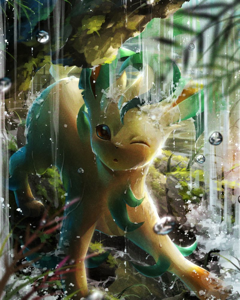 Leafeon, Mobile Wallpaper. Anime Image Board