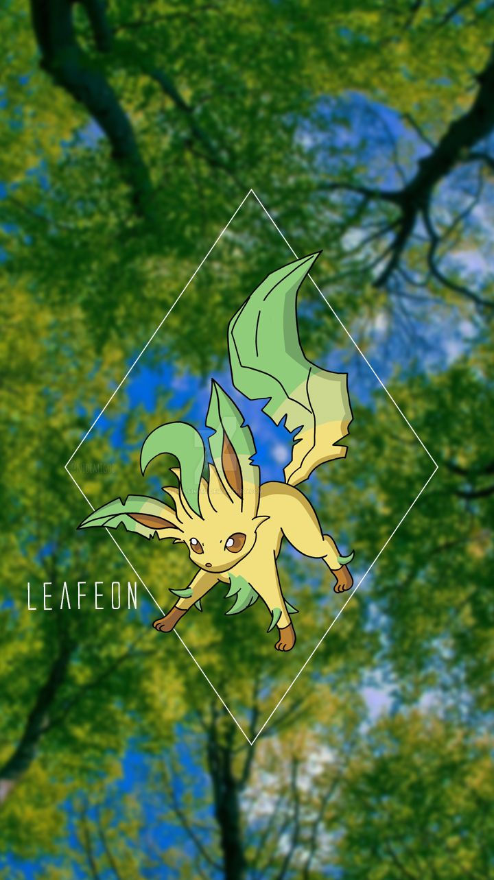 Wallpaper Leafeon. Pokemon eeveelutions, Cute pokemon wallpaper, Cute pokemon
