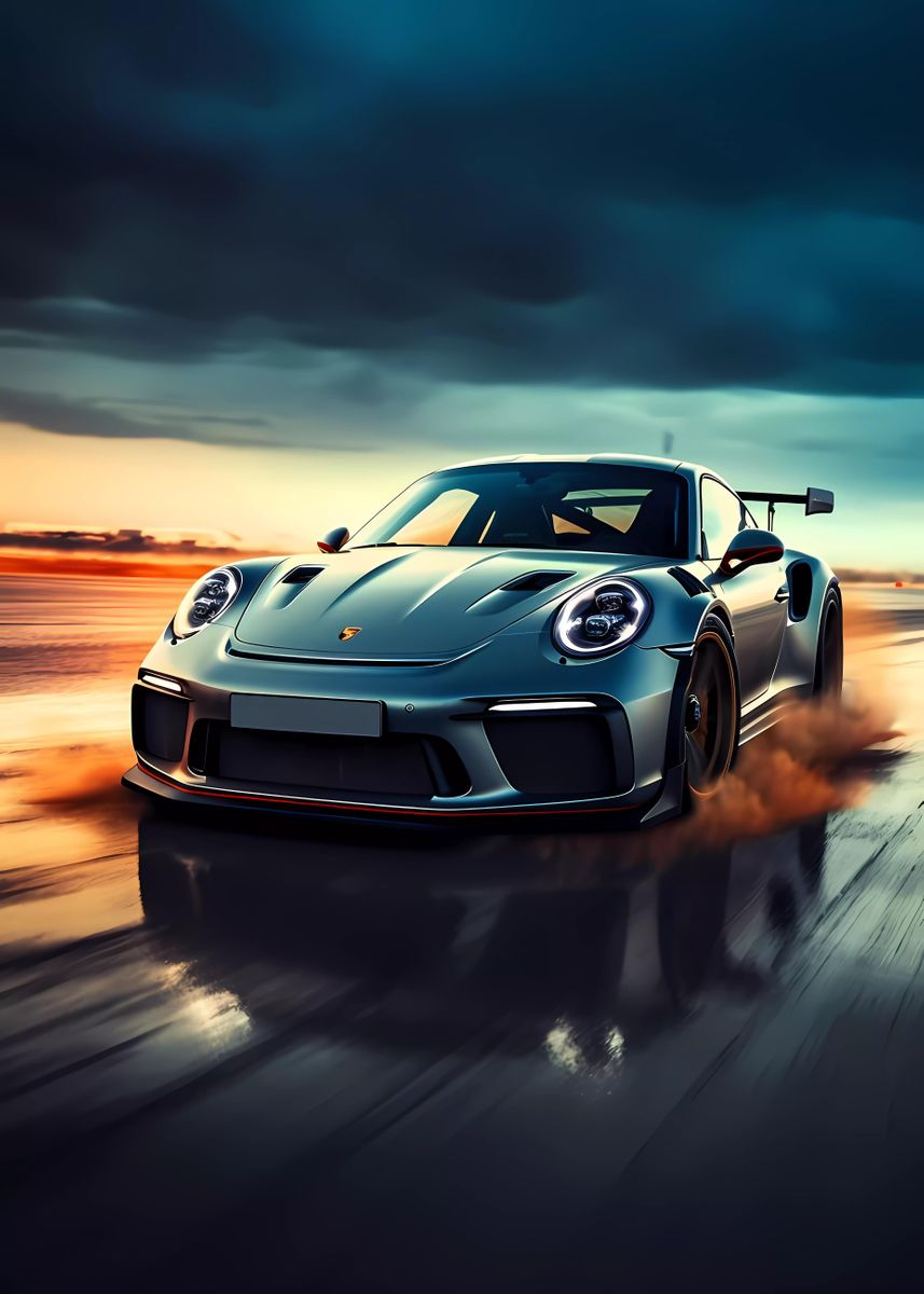 Porsche 911 GT3 RS' Poster