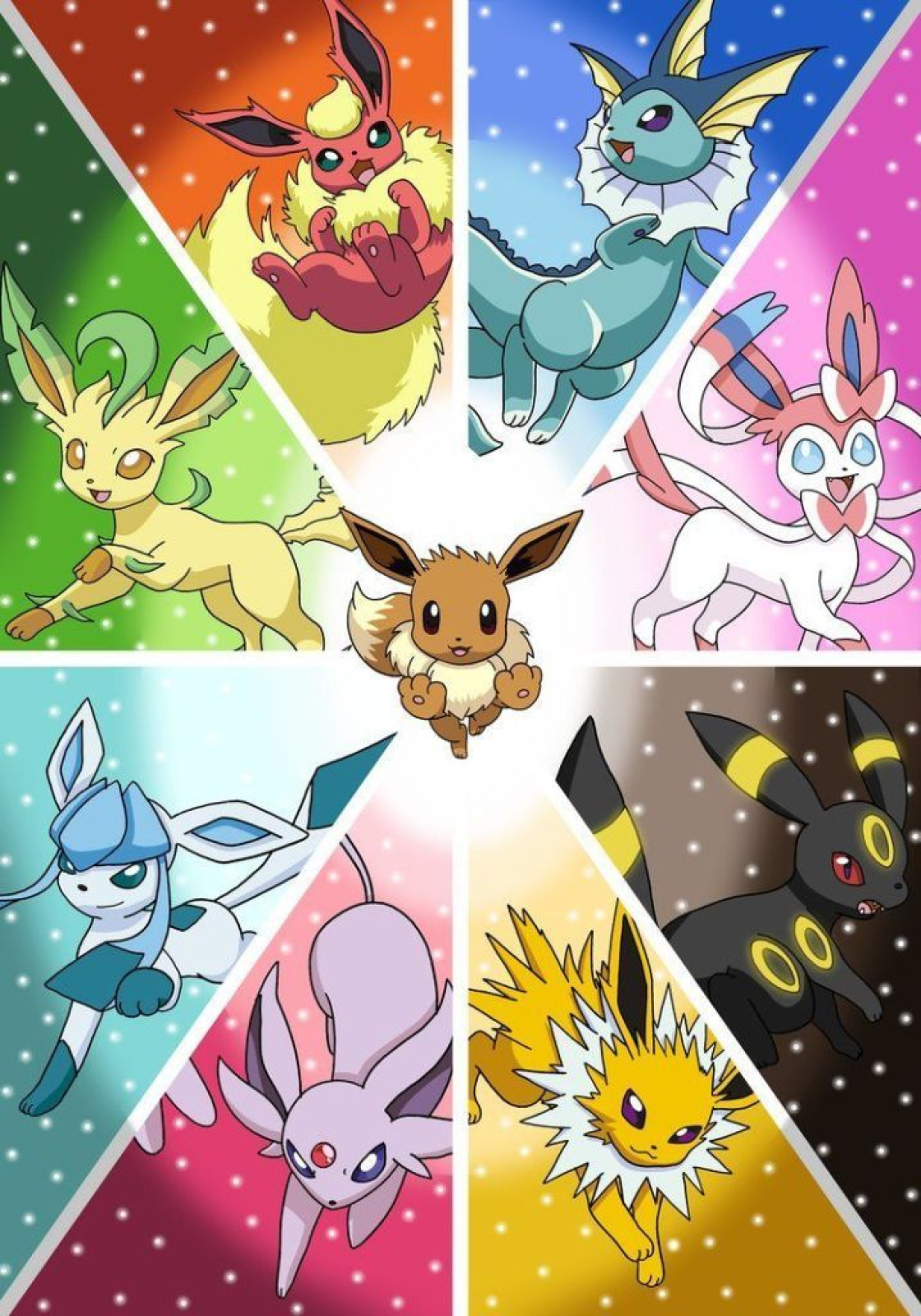 Eevee / Vaporeon / Jolteon / Flareon / Espeon / Umbreon / Leafeon / Glaceon / Sylveon Species in Other Realms