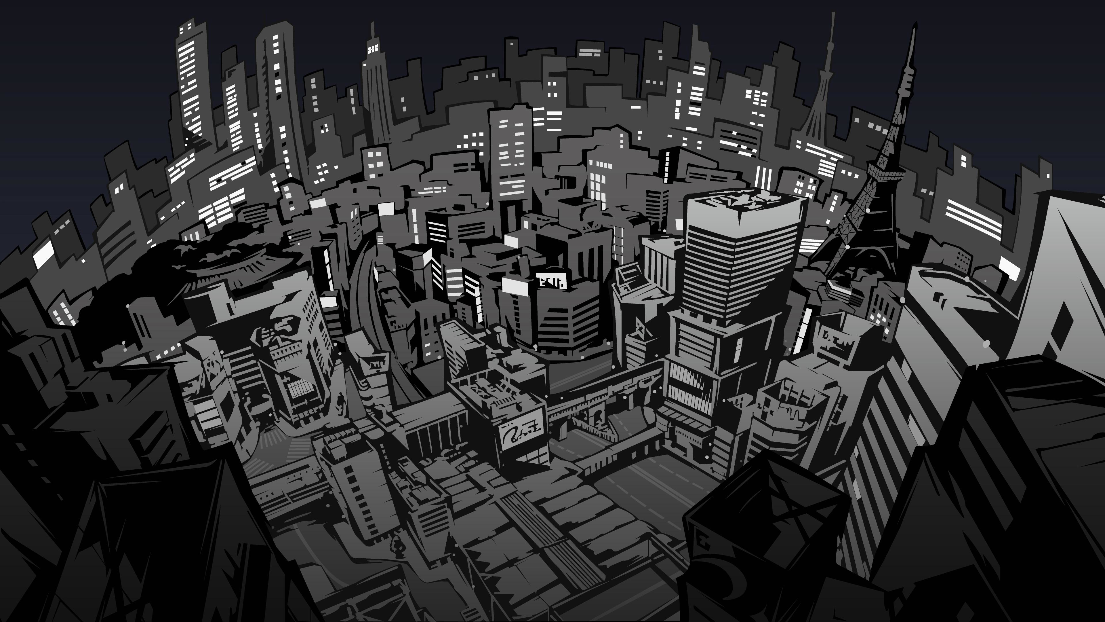 Night Time City [ 3840 * 2160 ]