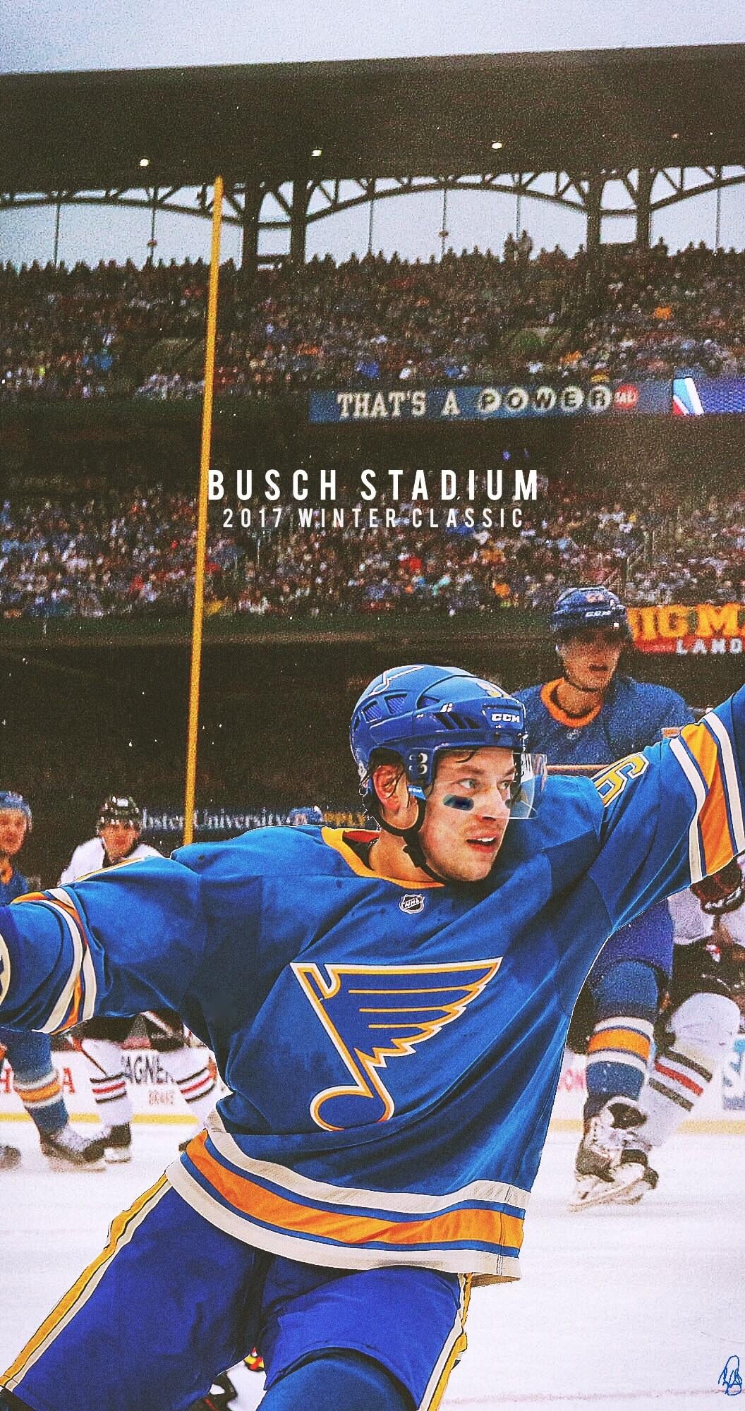 St. Louis Blues Custom Created Phone Wallpaper