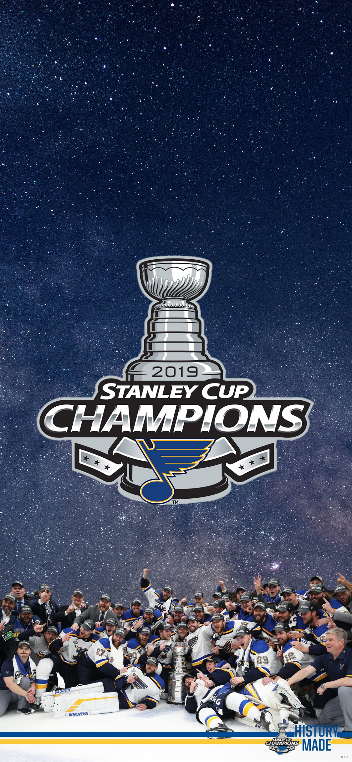 Stanley Cup Champions Phone Wallpaper (OC)