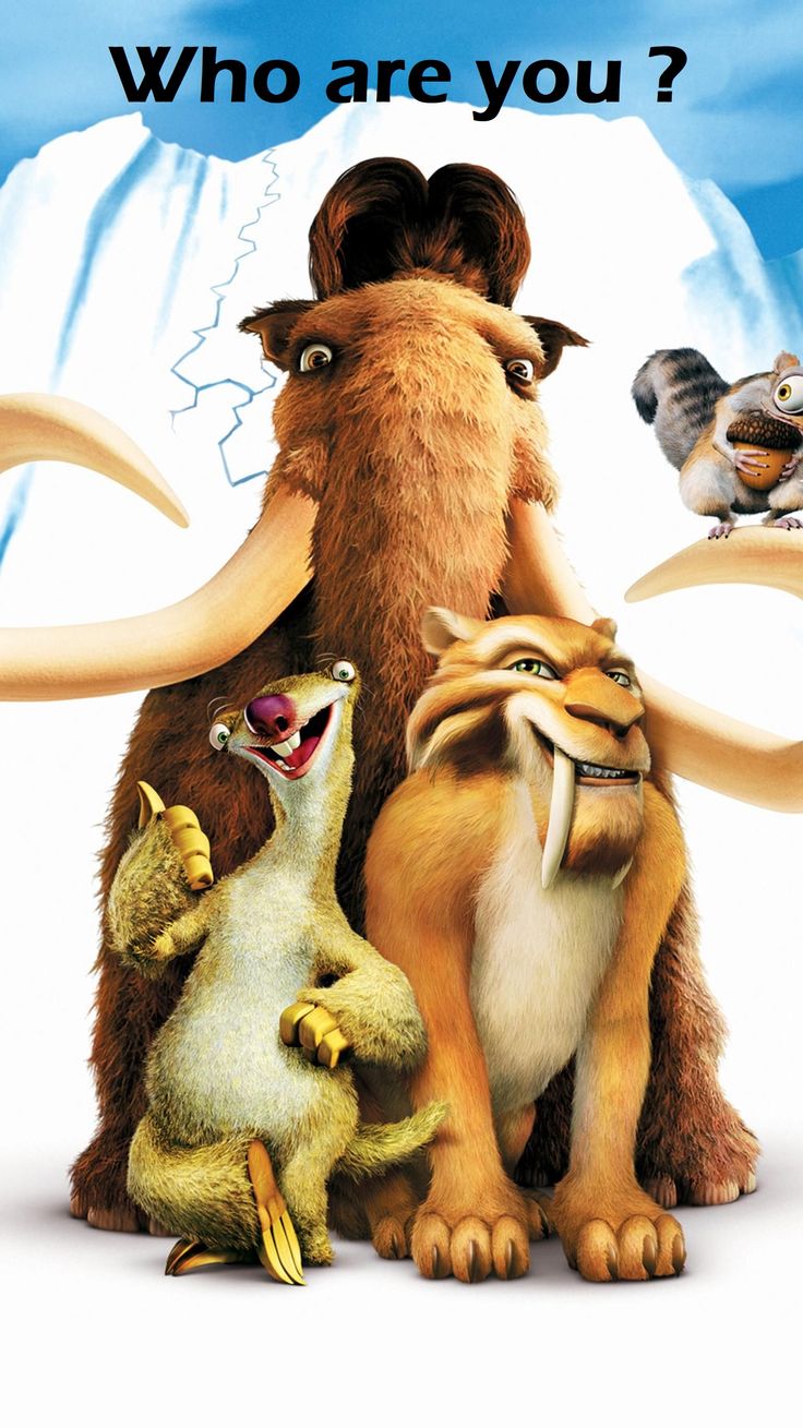 Ice Age (The Meltdown), Who are you ?. Animated characters, Ice age, Animation