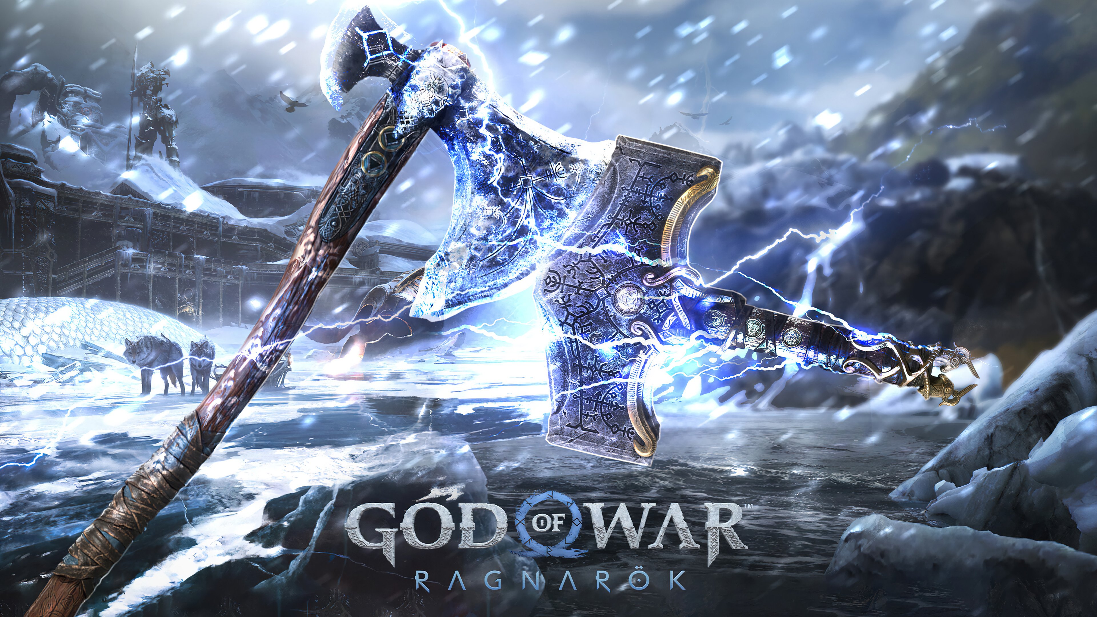 God of War Ragnarök Wallpaper 4k for Desktop